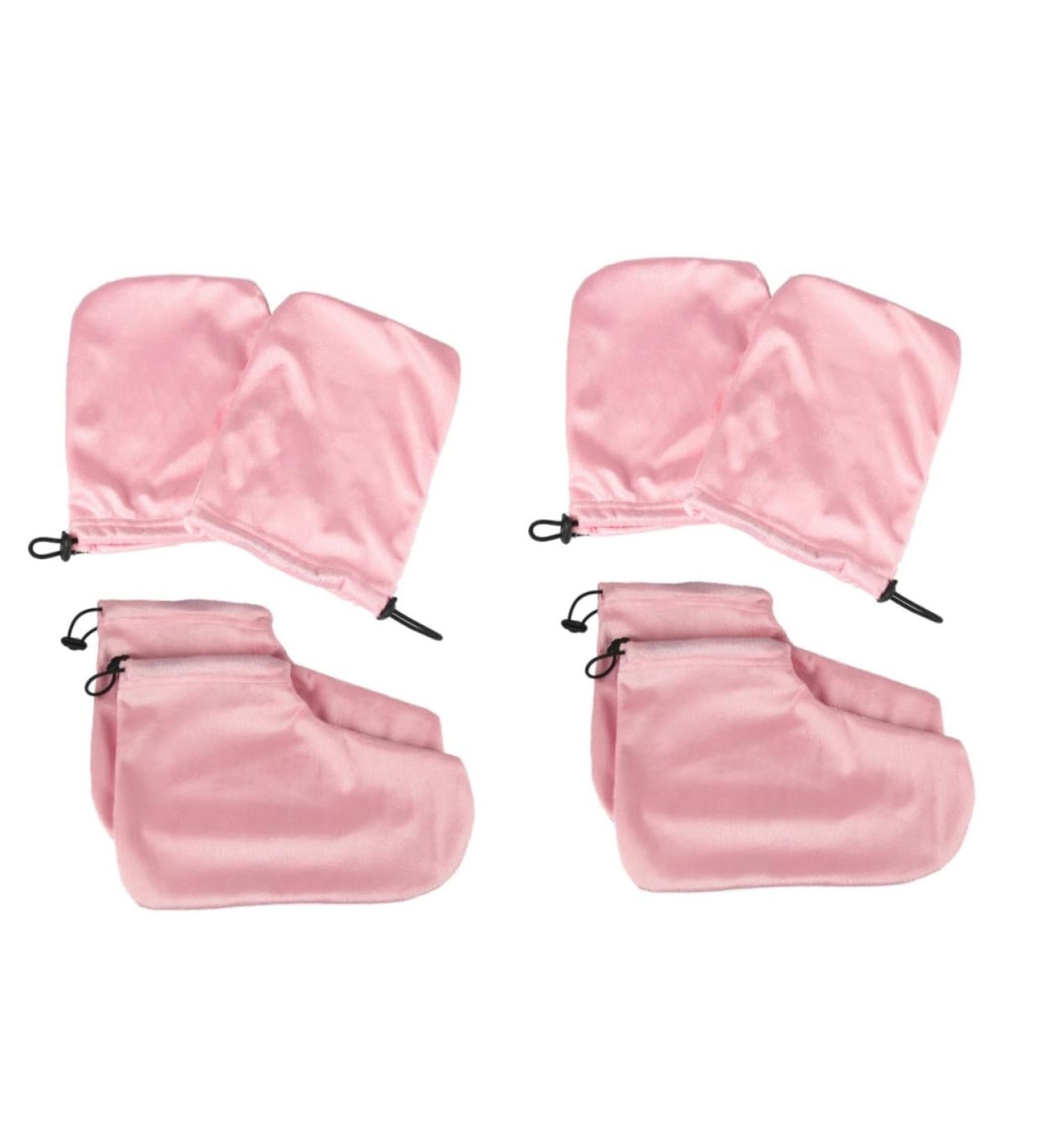 FRCOLOR 4 Pairs Gloves paraffin wax mitts paraffin manicure heated mittens SPA Mittens Paraffin Heated Hand Covers hand wax accessories paraffin glove care foot bag - Buy Online on GoSupps.com