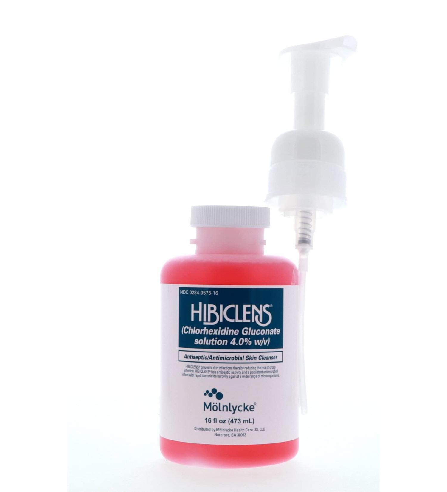 Molnlycke Health Care Hibiclens Liquid Antiseptic 16 Oz with Hand Pump - Antiseptic Solution - Buy Online on GoSupps.com