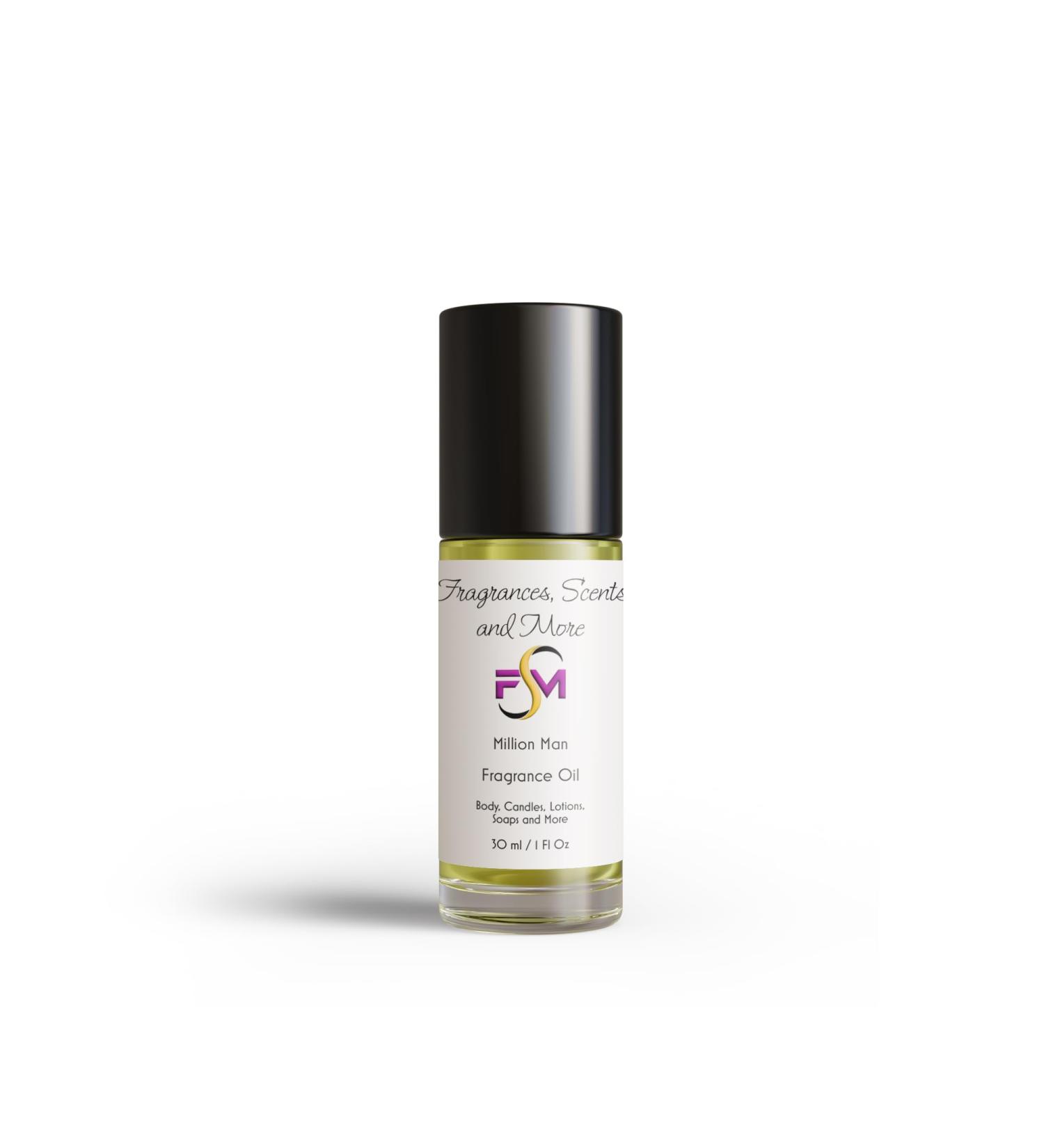 Buy Million Man Fragrance Oil - 1 Fl Oz Glass Roll On | Premium Scent | Fast International Shipping - Buy Online on GoSupps.com
