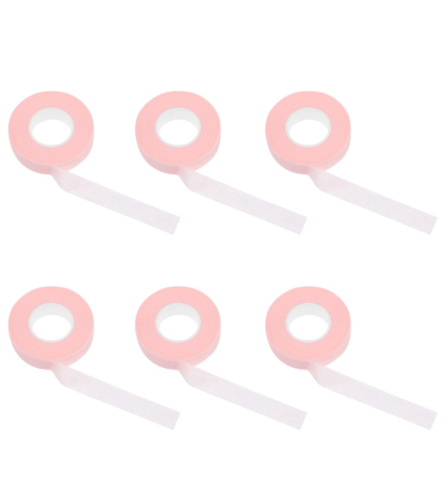 Beavorty 6 Rolls Grafting eyelash tape lash extension tapes adhesive eyelash tapes eyelash tapes dispenser cosmetology supplies Eye Protective Tape non-woven fabric extension pad with hole - Buy Online on GoSupps.com