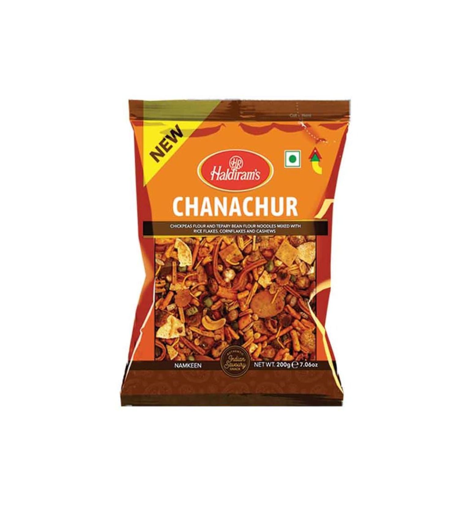 Haldiram s Chanachur | 200g (Pack of 6) | Perfect Namkeen Snack | Flavourful and Crunchy | Tea Time Savoury - Buy Online on GoSupps.com