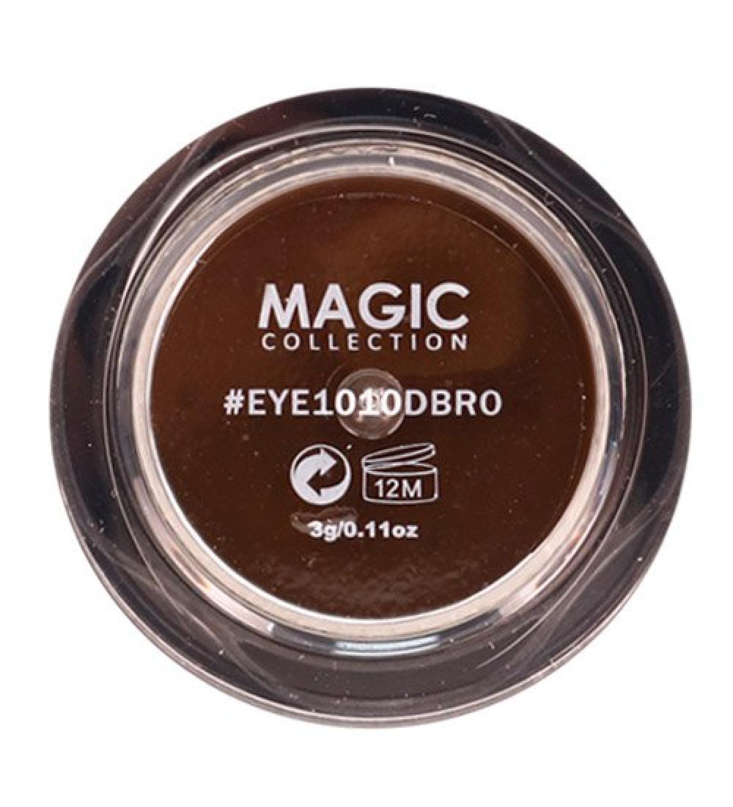 Magic Collection Matte Waterproof Eyebrow Gel - 0.11oz Dark Brown - Buy Online on GoSupps.com