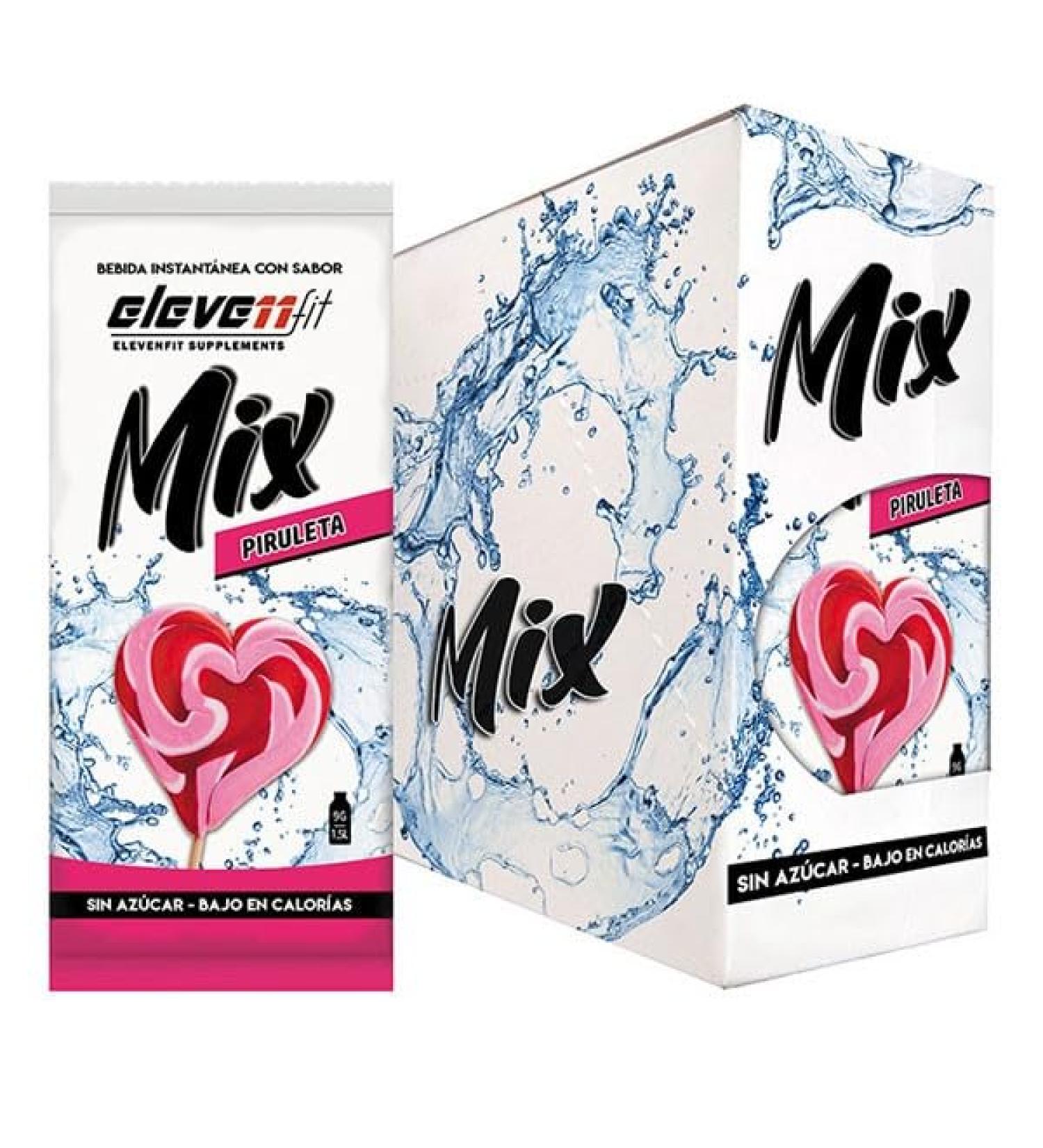 ELEVENFIT Box of 24 sugar-free lollipop mix envelopes