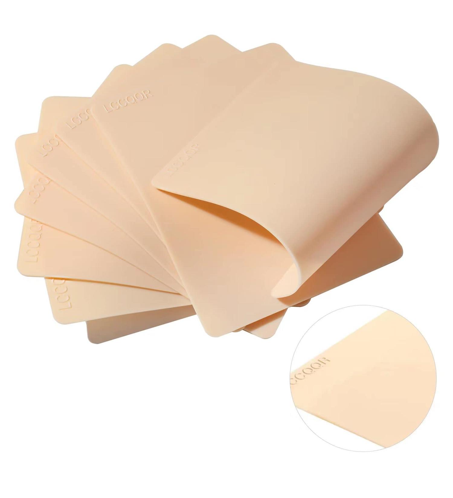 6 Pcs 1.6MM Thickened LCCQQR Blank Tattoo Practice Skin Double-Side 8 x 6" Matte Surface Silicone Fake Skin for Tattooing Microblading Practice Skin  Tattoo Kit Supplies. 6pcs.blank - Buy Online on GoSupps.com