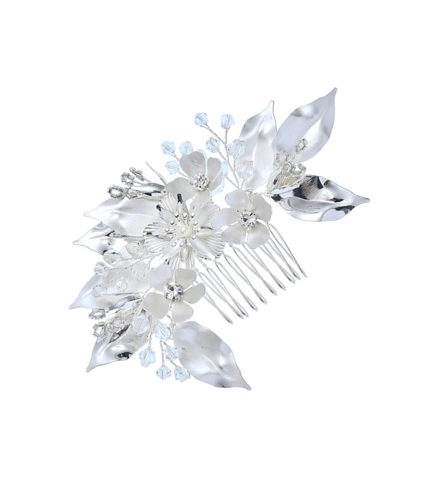 Ipetboom Bridal Tiara Wedding Tiara Bridal Veil Combs Barrettes for Girls Rhinestone Comb Crystals Decor Retro Decor Comb for Bridal Girl Clips Festival Rhinestones Bride Bride Tiara - Buy Online on GoSupps.com