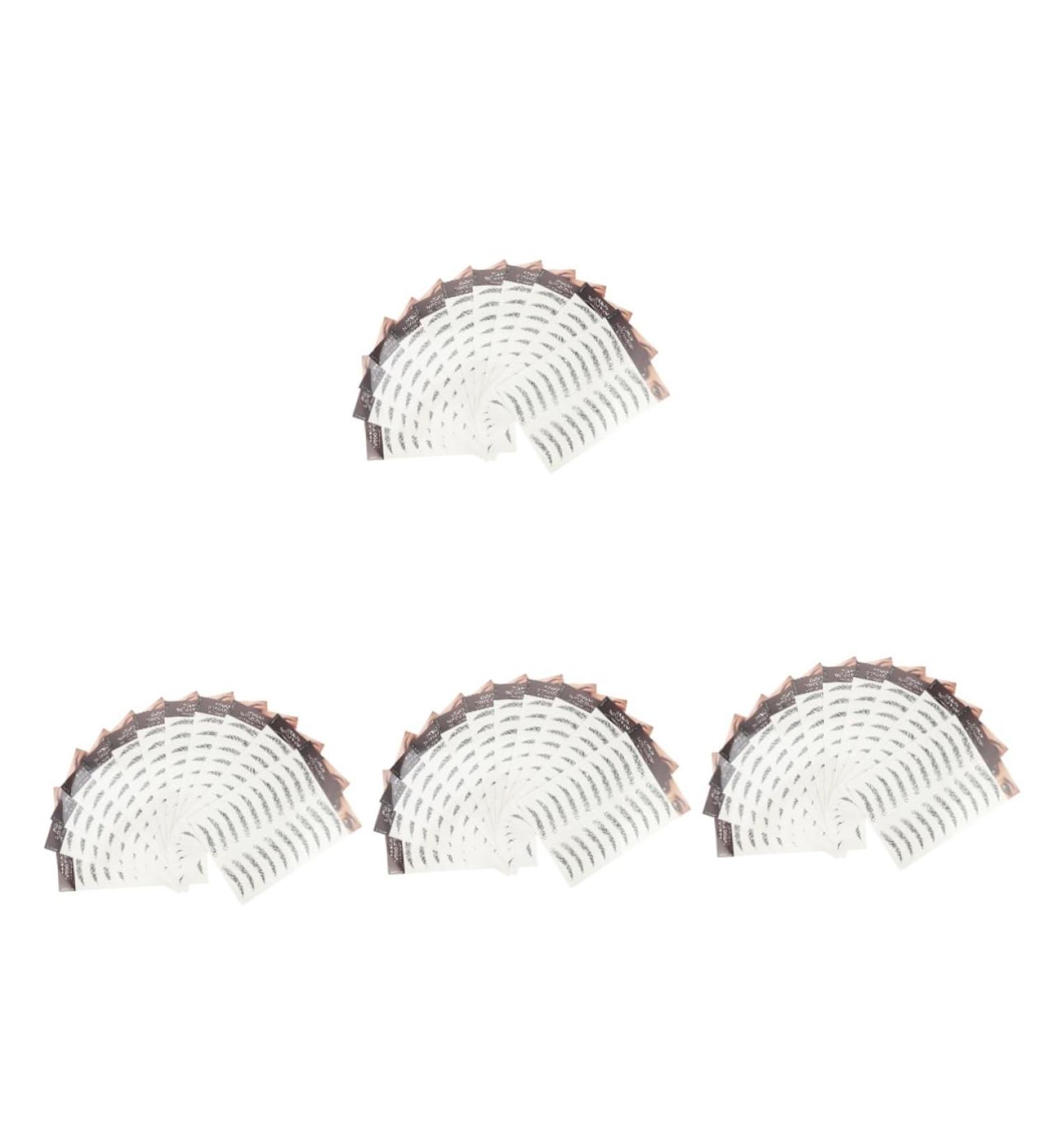 POPETPOP 48 Pcs Eyebrow Stickers Makeup Stickers Eyebrow Transfers Stickers Temporary Brow Tattoos Hair 4d - Buy Online on GoSupps.com
