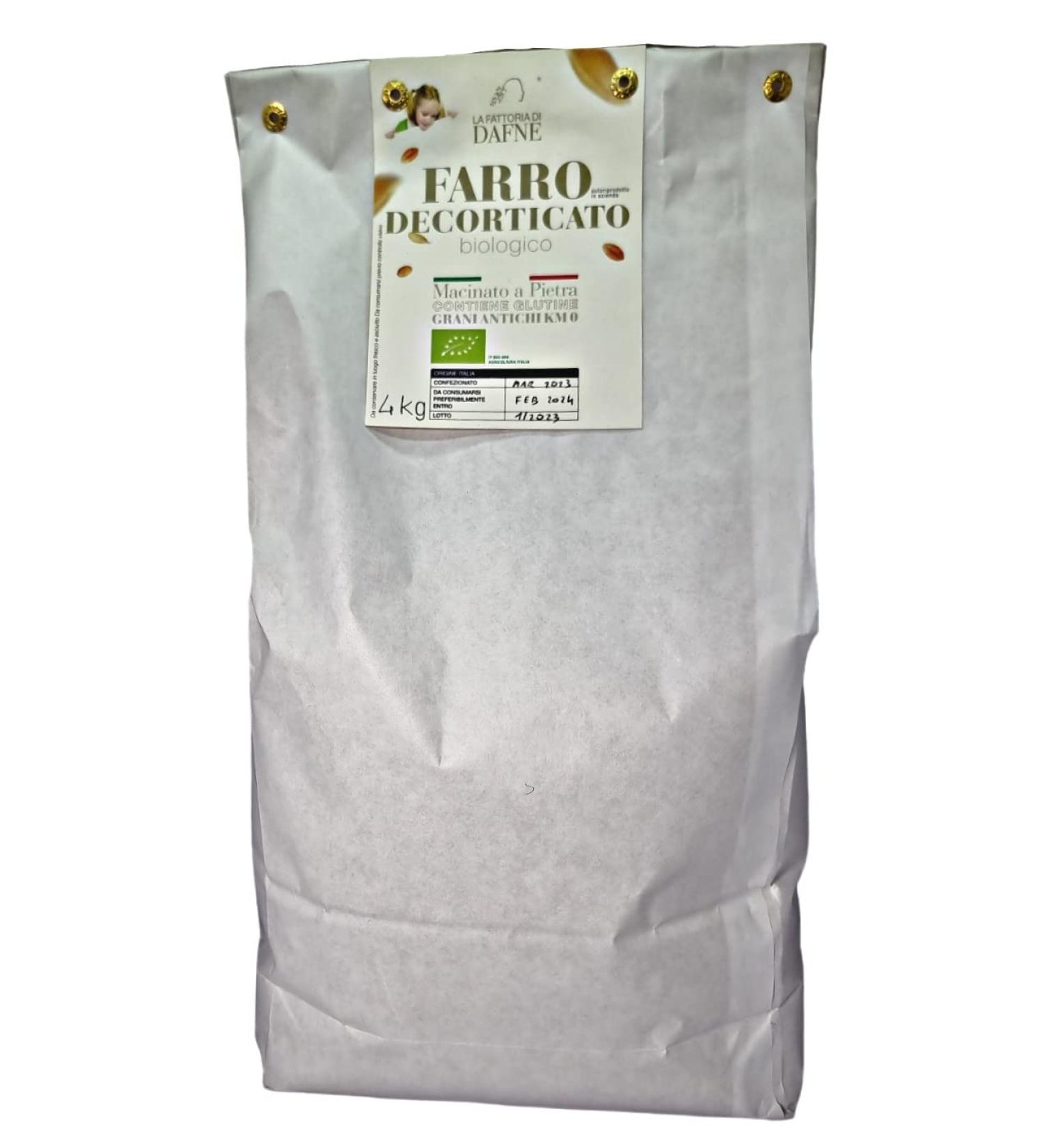 ORGANIC HULLED SPELLED ANCIENT CEREALS IN BEANS PRODUCTION IN ITALY PACK 1 PACK OF 4 KG - Buy Online on GoSupps.com