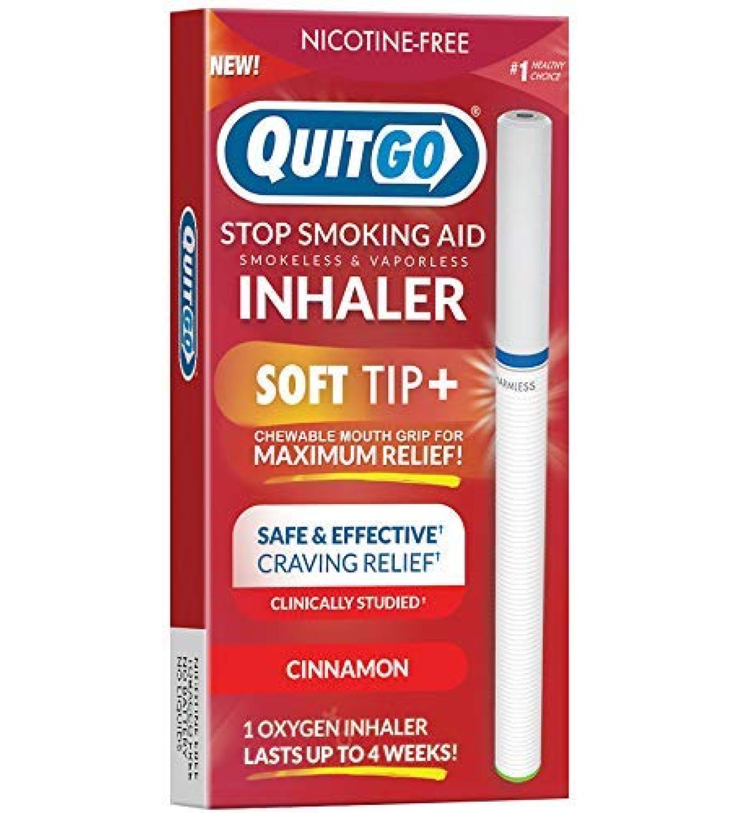 Quit Smoking Aid Oxygen Inhaler - Nicotine-Free Oral Fixation Relief (Cinnamon) - 1 Pack - Buy Online on GoSupps.com