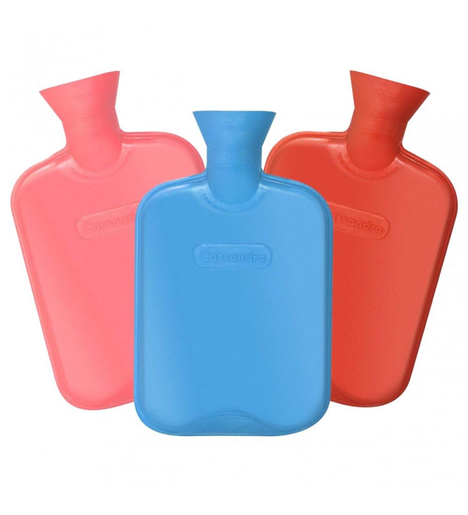 Cassandra Hot Water Bottle Smooth Surface Both Sides 1.8 Litre 5 Year Cassandra Guarantee Colour Received Varies 1 Count (Pack of 1) Smooth Finish