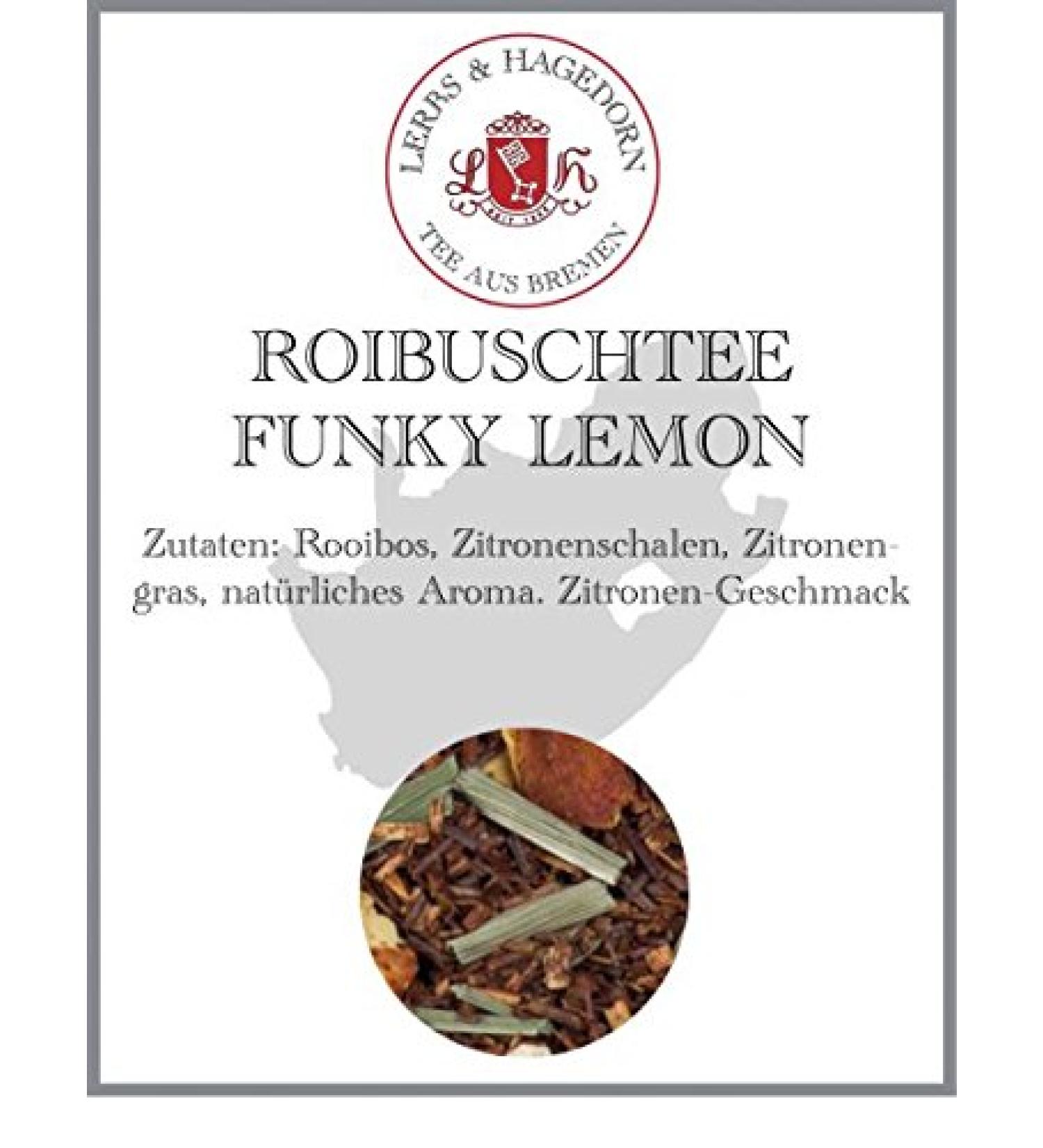  Lerbs & Hagedorn Lerbs & Hagedorn Rooibos Funky Lemon | Lemon 2 kg approx. (162 l) Rooibos lemongrass lemon zest - Buy Online on GoSupps.com