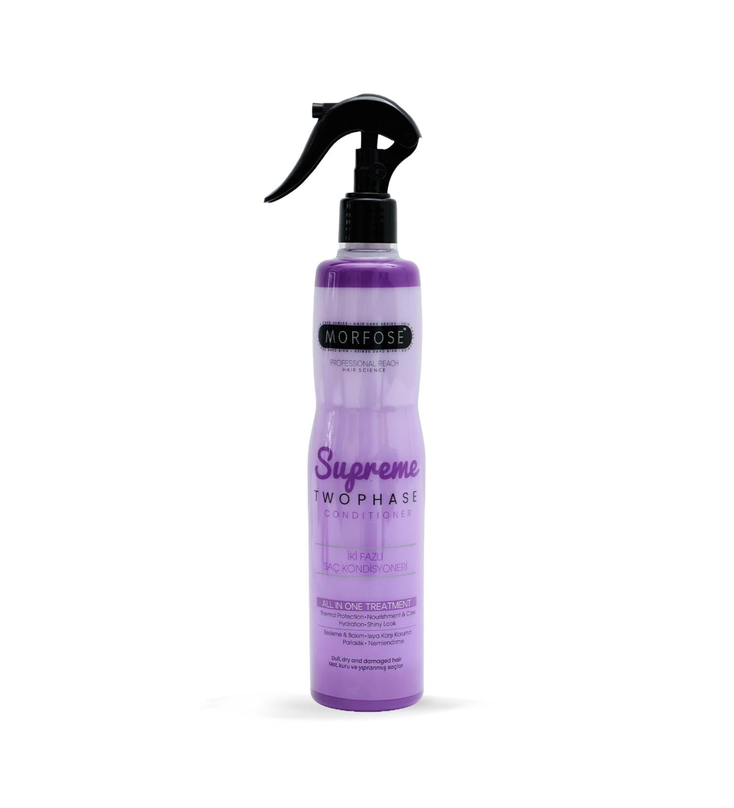 Morfose Supreme Apr s-Shampooing 2 Phases 400 ml Soin capillaire sans rin age brillance & douceur Hydratation longue dur e pour tous types de cheveux 400 ml (Lot de 1) - Buy Online on GoSupps.com
