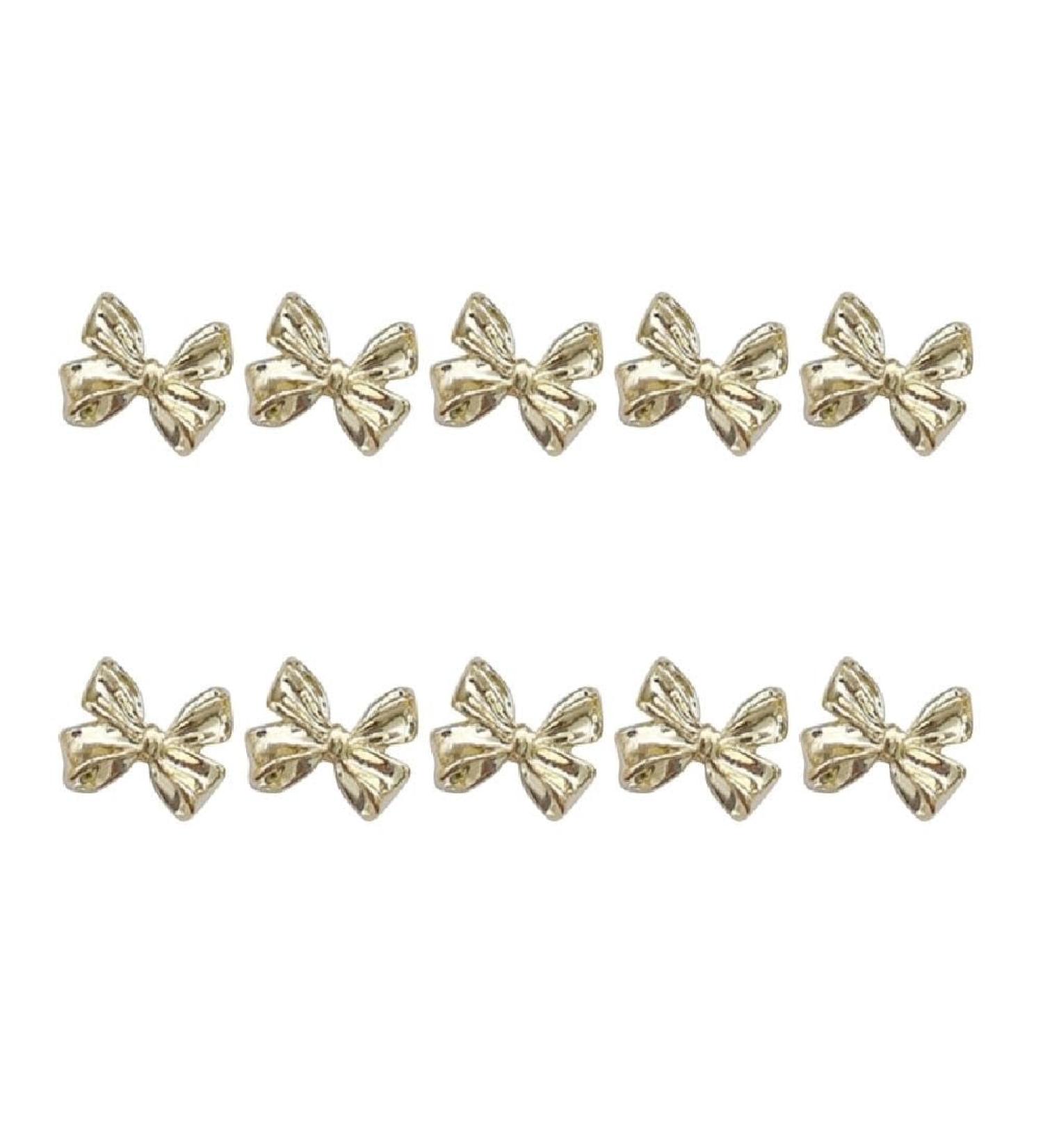 Metal Nail Art Studs 3D Metal Nail Art Jewelry Decorations Bows Rabbits Moon Multi-Shapes Nail Decoration Accessories Nail Art Jewels - Buy Online on GoSupps.com