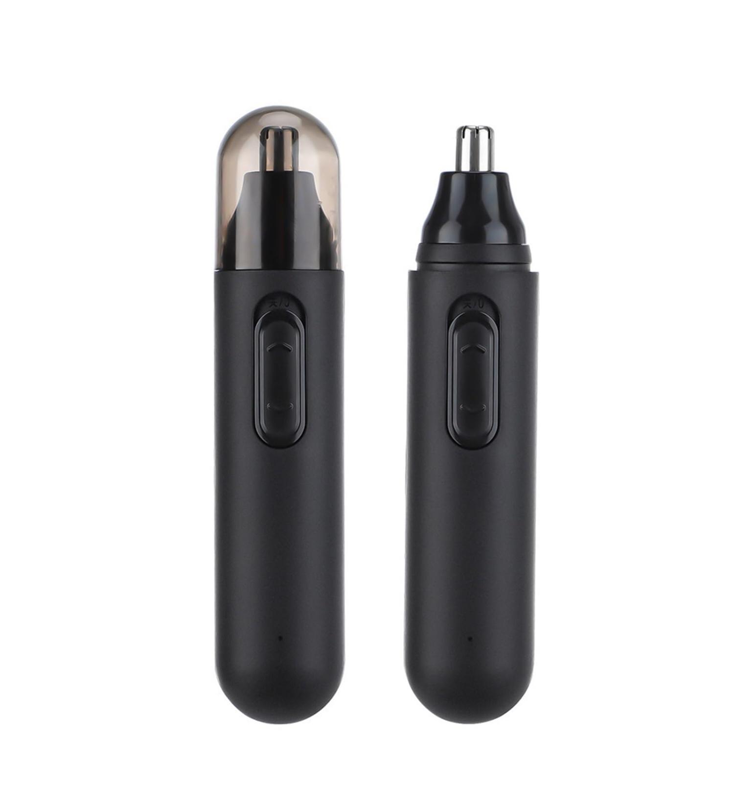 Ear and Nose Hair Trimmer 2024 - Professional Painless Rechargeable Waterproof Double Edged Blades Easy to Clean - Black - Buy Online on GoSupps.com