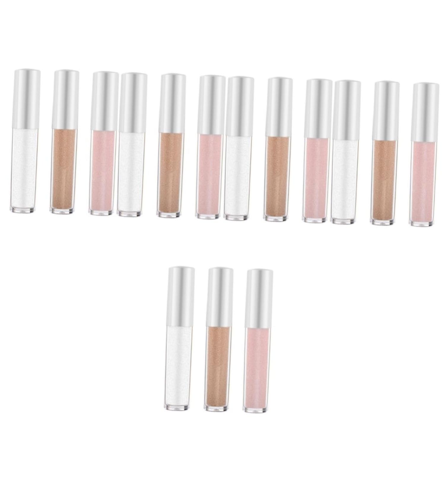 Healvian 15 Pcs Polarized Monochrome Eyeshadow Makeup Supplies Glitter Eyeliner Liquid Eyeshadow Plastic - Buy Online on GoSupps.com