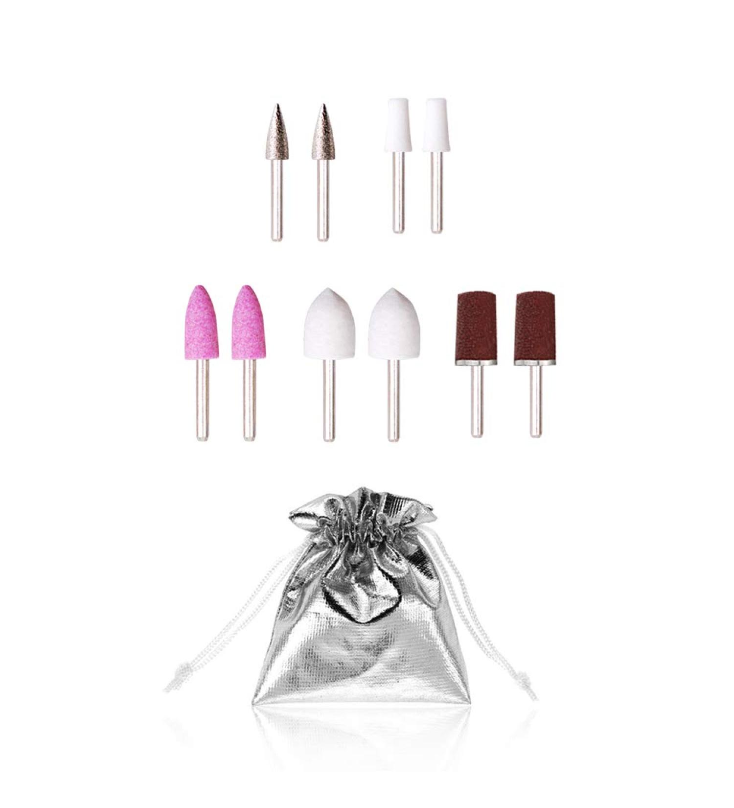 2-Pack 3mm Replacement Nail Drill Bits for TOUCHBeauty Electric Nail File Device TB-1335 TB-1333 | Nail Manicure Accessories - Buy Online on GoSupps.com