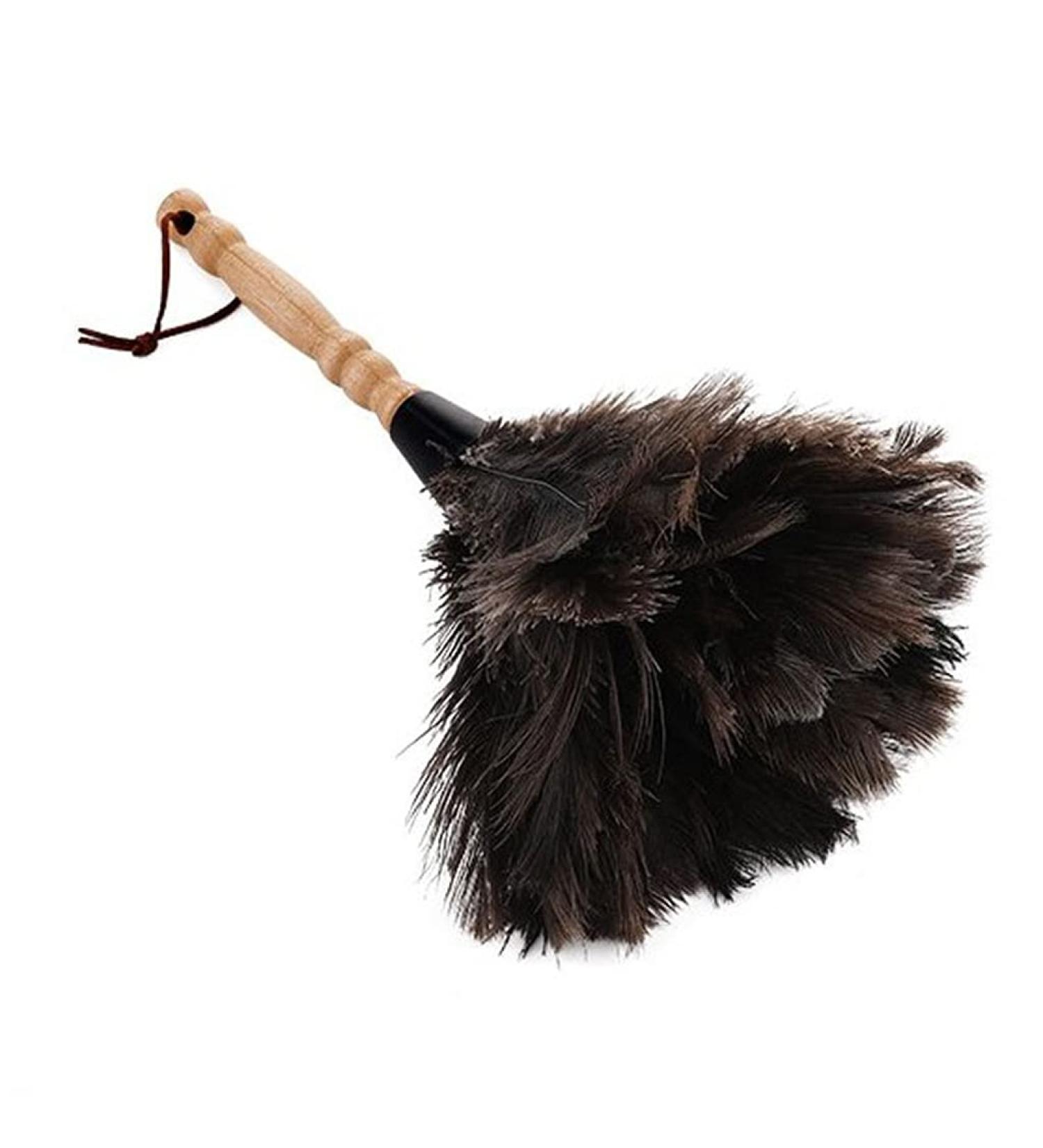 Household Natural Duster with Wooden Handle Brush Handheld Cleaner - Buy Online on GoSupps.com