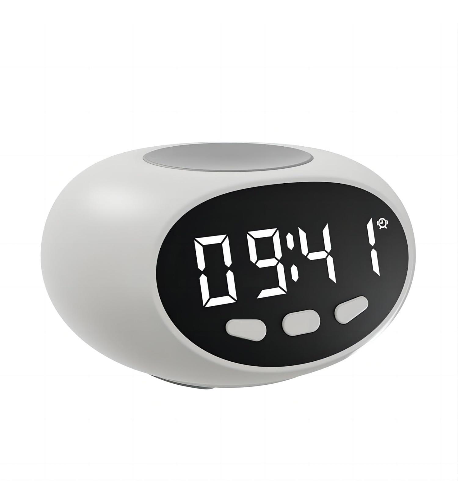HEROSS Talking Alarm Clock - Extra Loud for Kids & Seniors | Easy-to-Use Clock for Hearing & Visually Impaired | White/Opulent Garden - Buy Online on GoSupps.com