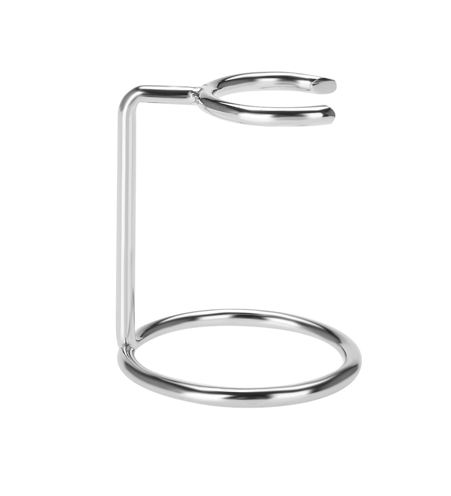 Portable Stainless Steel Shaving Brush Holder for Men | Moum Routes Shave Brushes | Ideal for Home & Travel | Durable Alloy Beard Tool - Buy Online on GoSupps.com