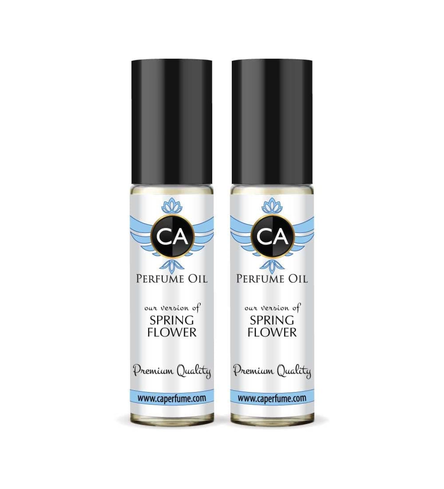 CA Perfume Impression of Spring Flower For Women Replica Fragrance Body Oil Dupes Alcohol-Free Essential Aromatherapy Sample Travel Size Concentrated Long Lasting Attar Roll-On 0.3 Fl Oz-X2 - Buy Online on GoSupps.com