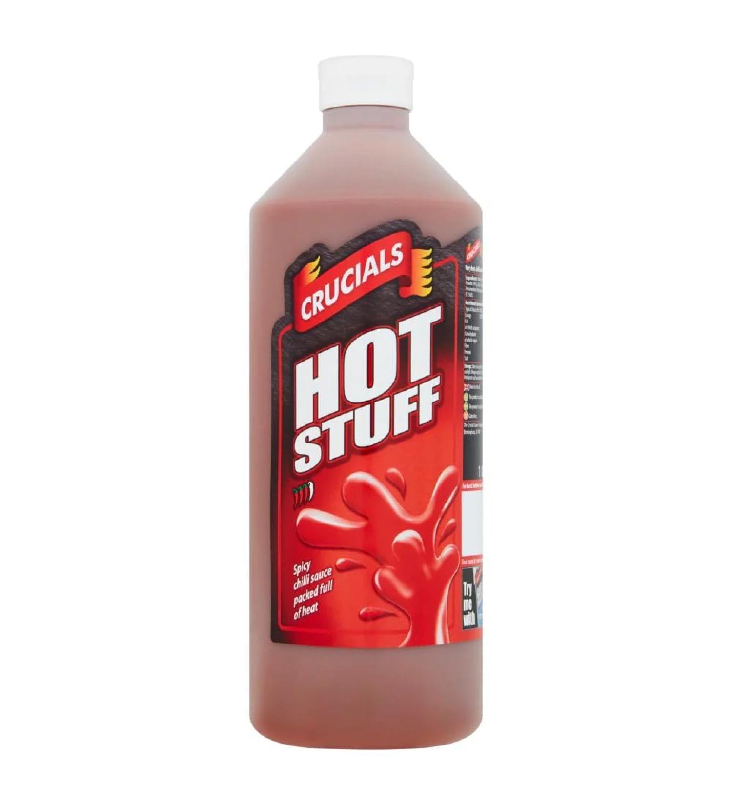 MASCrucials Hot Stuff Chilli Sauce Dip Marinade 1 Litre-Food