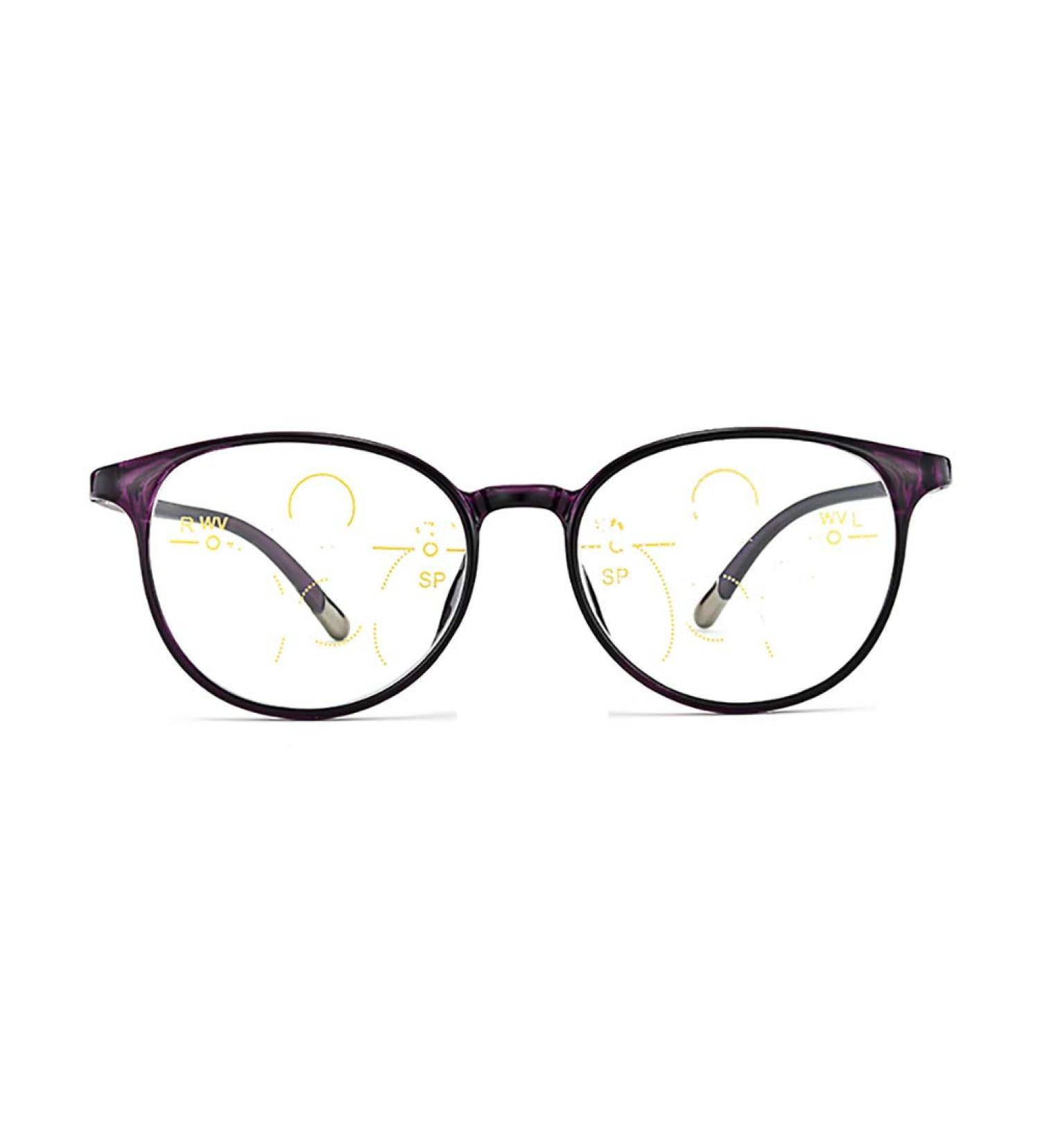 LBXD Blue Light Blocking Progressive Reading Glasses for Women - Anti-Eyestrain UV Protection +2.75 Strength - Buy Online on GoSupps.com