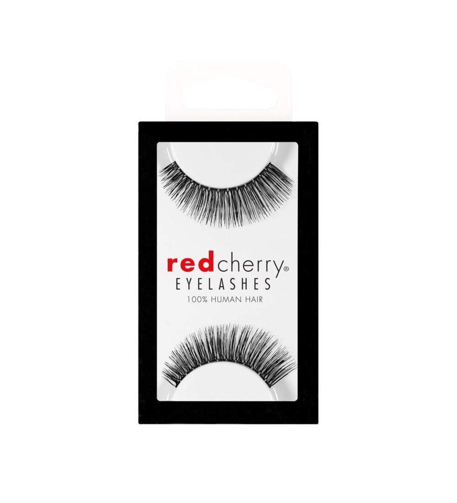 Red Cherry False Eyelashes No. 218 - Premium Human Hair Lashes for a Stunning Look | International Shipping Available - Buy Online on GoSupps.com