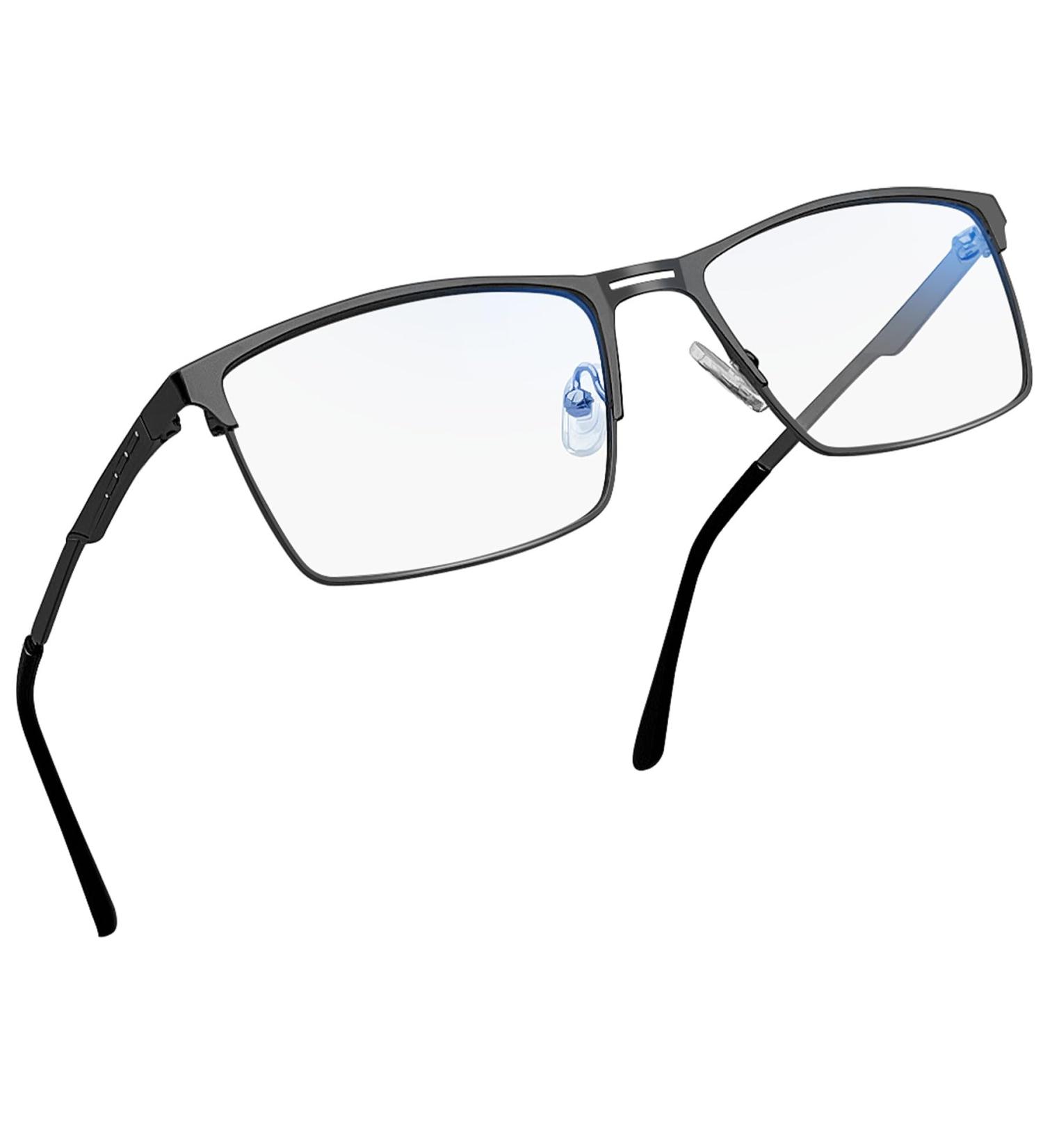 Joopin Blue Light Filter Glasses for Men & Women - Gaming & Computer Blue Light Glasses in Dark Gray - Reduce Eye Strain & Enhance Comfort - Buy Online on GoSupps.com