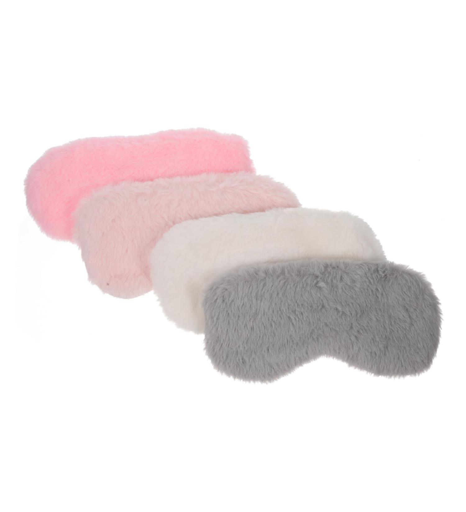 Mobestech 12 Pcs Plush Eye Masks - Silk Sleep Masks Breathable Blindfolds & Adjustable Cotton 3D Safety Masks for Adults - Perfect for Travel & Rest - Buy Online on GoSupps.com