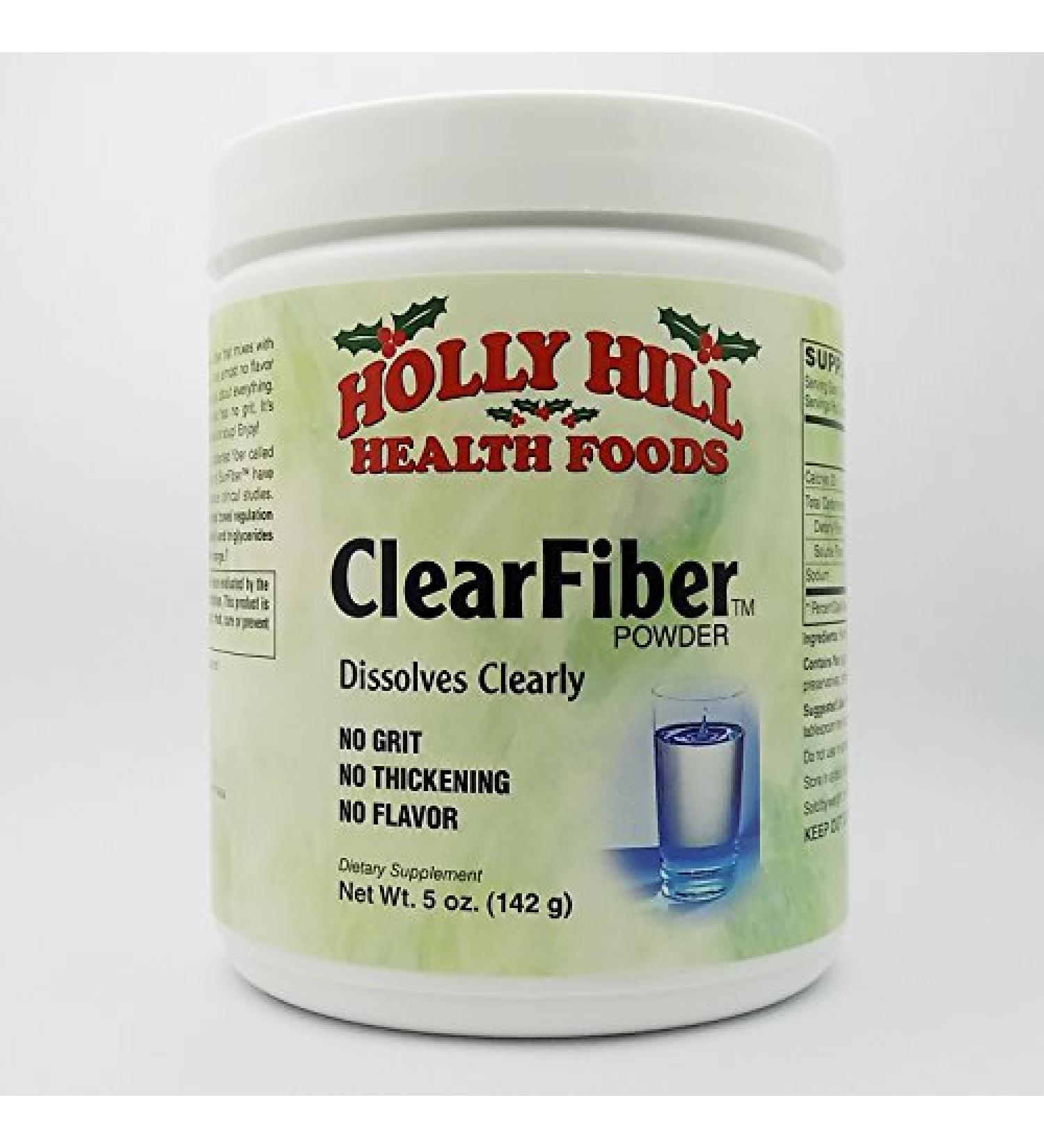 Holly Hill Health Foods Clear Fiber Powder - 5 Ounce - Buy Online on GoSupps.com