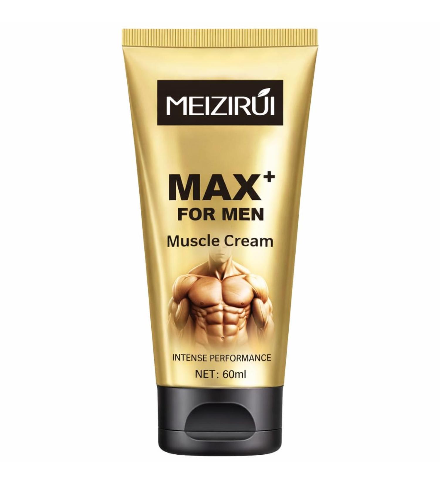 Max+ Extra Strength Muscle Gel for Men Men s Power Massage Cream for Increased Muscle Size Thickness Strength and Prolonged Performance - Buy Online on GoSupps.com