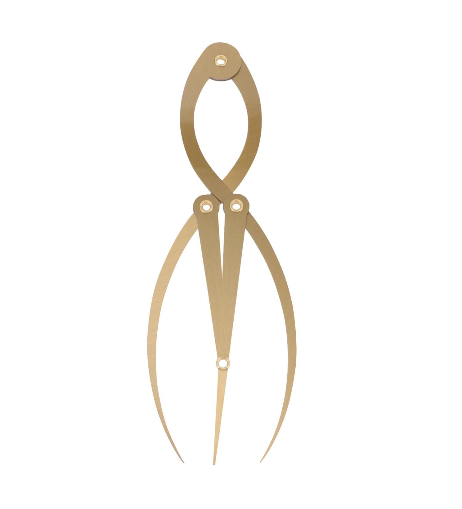 Housoutil 1pc Eyebrow Positioning Ruler Eyebrow Caliper Ruler Make up Kit Eyebrow Measuring Tool Gold Scale 16.5x5.4cm Golden - Buy Online on GoSupps.com