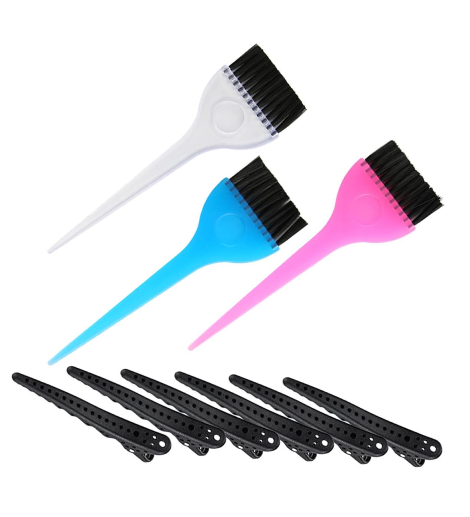 SOIMISS 9pi ces Kit de Coloration Capillaire avec Pinces Cheveux et Outils pour Teinture Ensemble pour Usage Domestique ou Professionnel Couleur Al atoire - Buy Online on GoSupps.com
