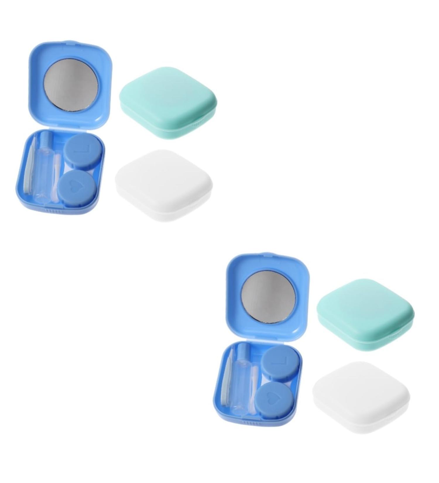 Gatuida Travel Lens Case - 6-Sentence Contact Lens Container for Color Contacts | Eye Lens Organizer & Care Solution Storage Box - Buy Online on GoSupps.com