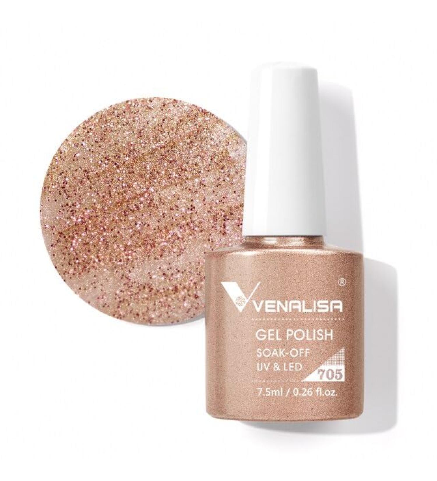 Gel Nail Polish 7.5ml Upgraded High Pigmentation Funny Bunny Glitter Gel Lacquer Nail Art Manicure Nail Gel Polish - (Color: 705) - Buy Online on GoSupps.com
