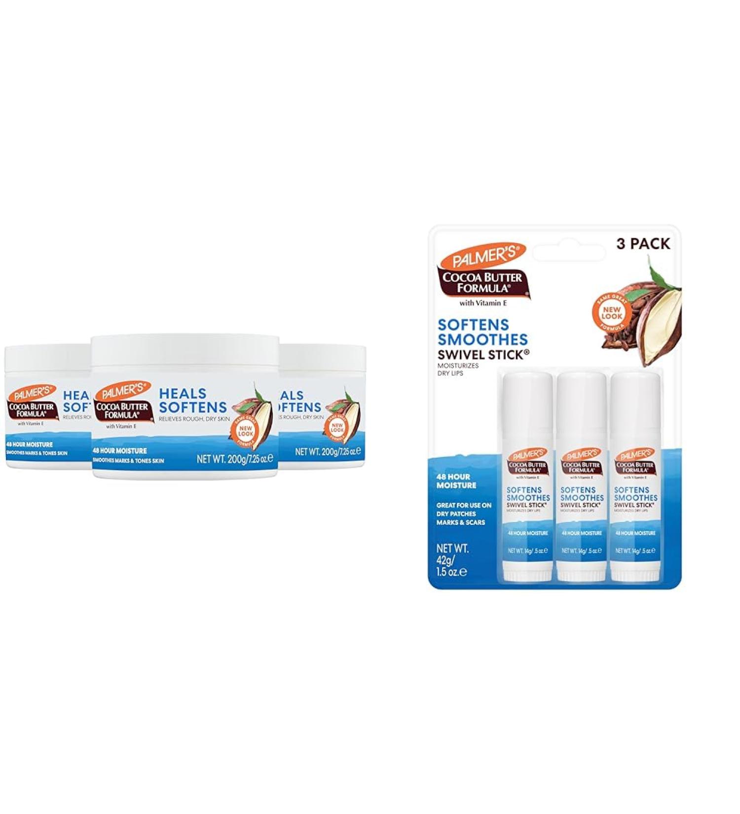 Palmer's Cocoa Butter Formula Daily Skin Therapy & Cocoa Butter Formula Moisturizing Swivel Stick with Vitamin E - Buy Online on GoSupps.com