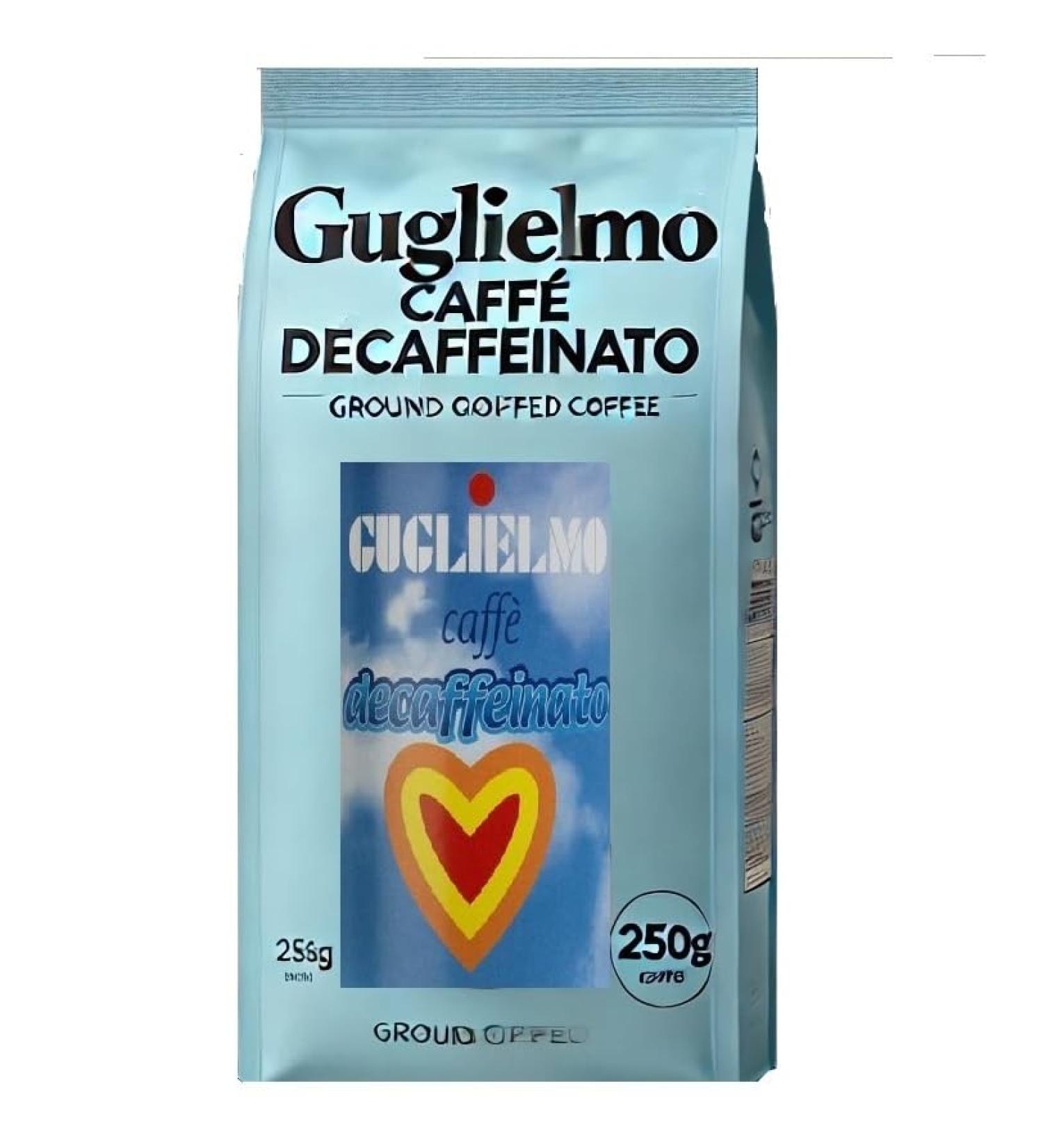Caff Guglielmo canette Espresso Decaffeinate moulu 250 g