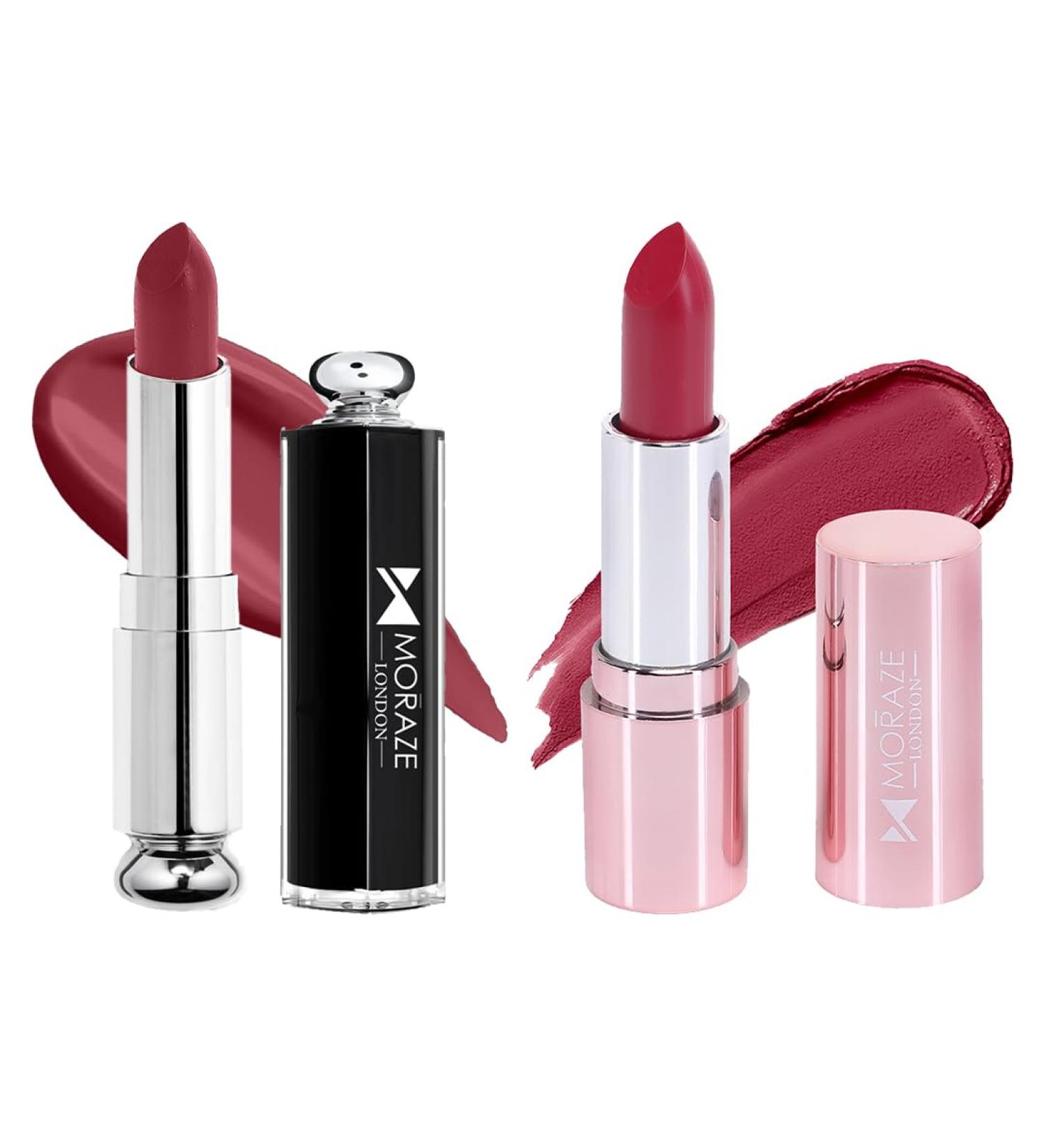 Buy Pack of 2 Waterproof Creamy Lipstick | Long-Lasting & Perfect for Every Occasion - 8.5gm - Buy Online on GoSupps.com