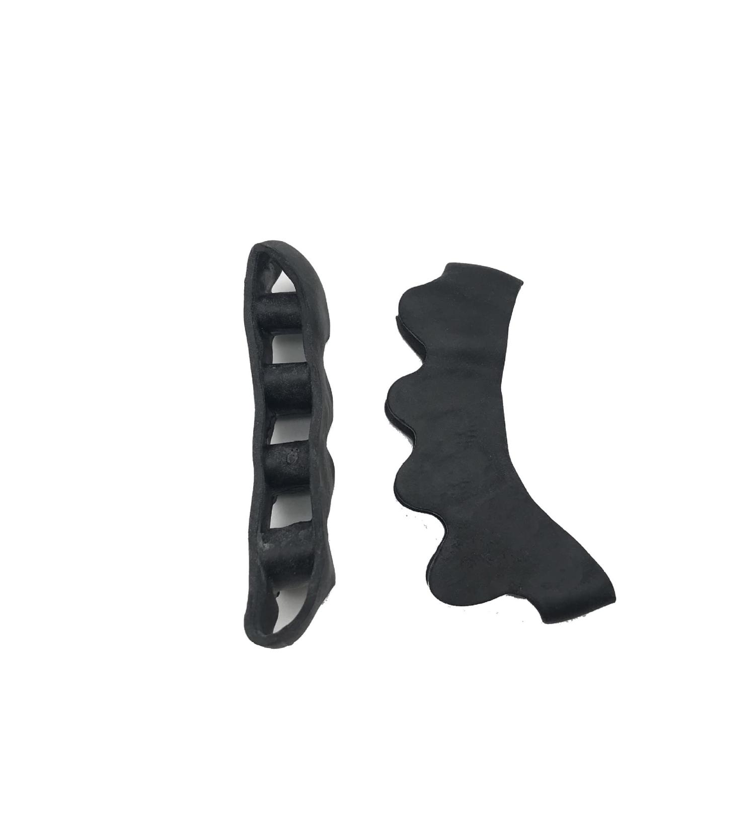 ALINZO Gel Toe Separators for Bunion Relief - Orthopedic Bunion Splint & Big Toe Straightener - Hammer Toe Corrector & Foot Brace (Black) - Buy Online on GoSupps.com