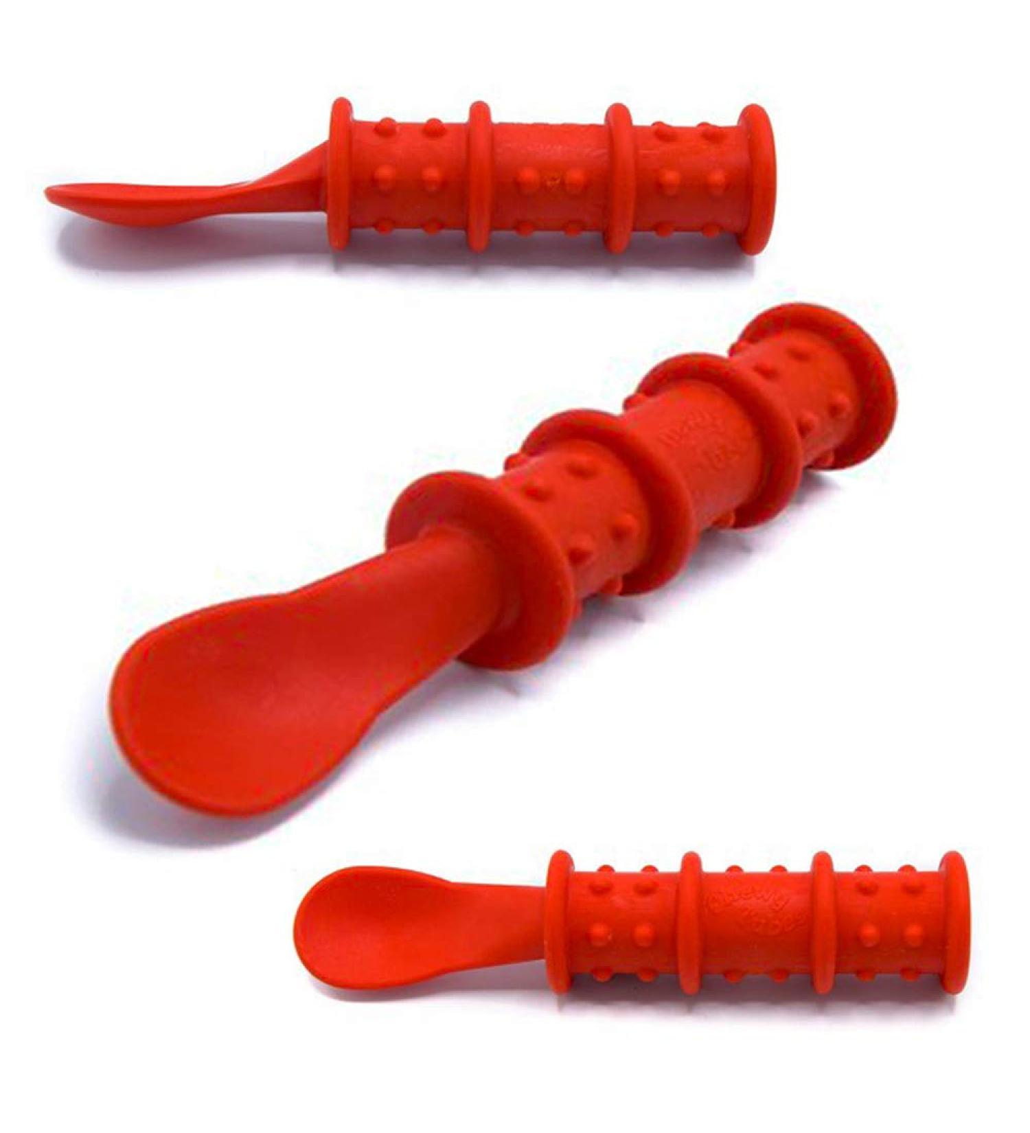 Sensory Spoon (from The Makers of Chewy Tubes) - self-Feeding with Infants as Young as 7 Months