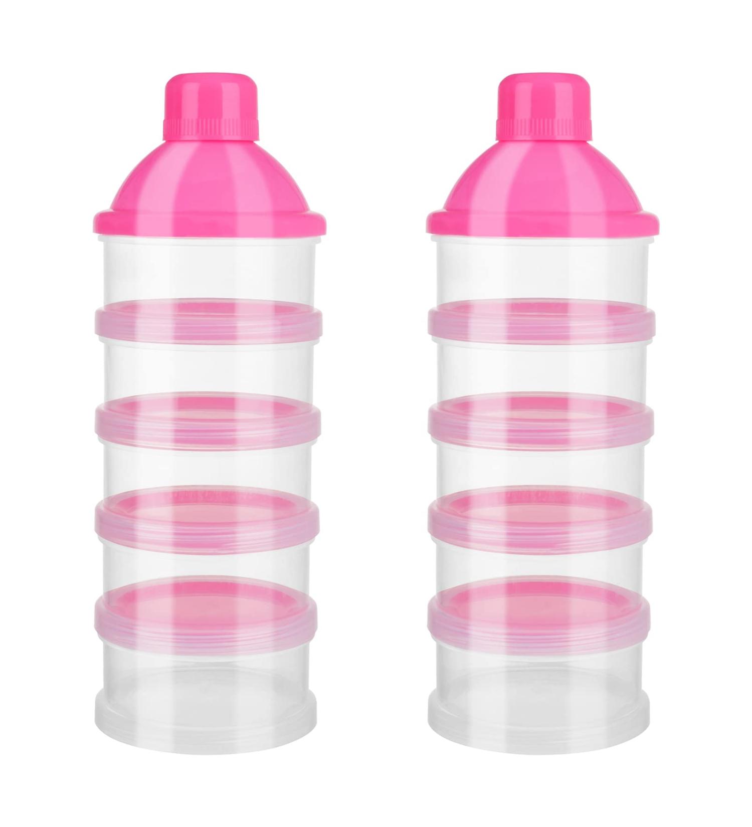XINRUI 2pcs Portable Infant Baby Milk Powder Dispenser - 5 Layers, 100ml Per Layer - Buy Online on GoSupps.com