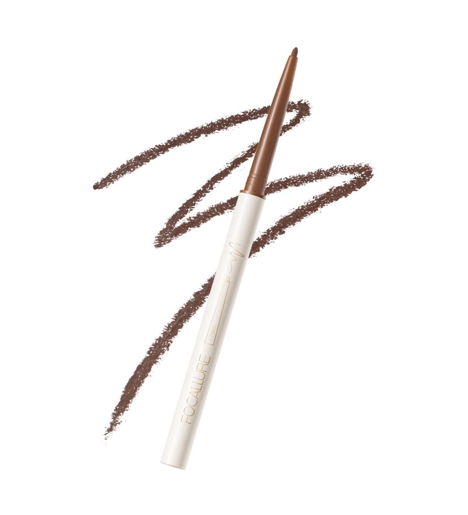 FOCALLURE Waterproof Ultra-Slim Eyeliner Gel Pencil - ConfidenceHalo Soft, Long-Lasting High Pigment (F04) - Buy Online on GoSupps.com