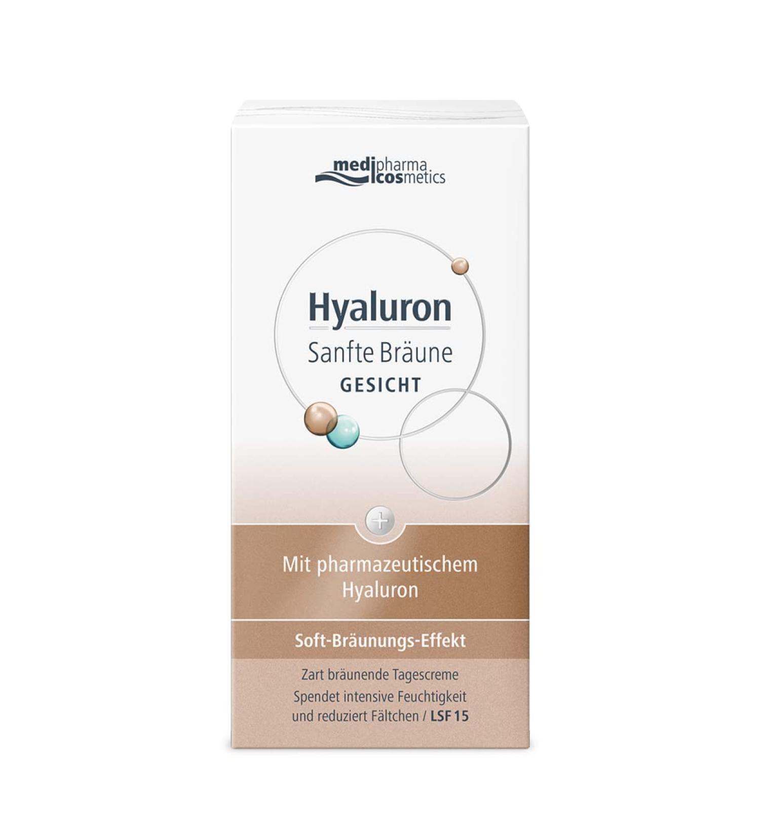 Hyaluron Gentle Tan Facial Care 50ml - Natural Summer Tan Intense Moisture & Wrinkle Reduction - Buy Online on GoSupps.com