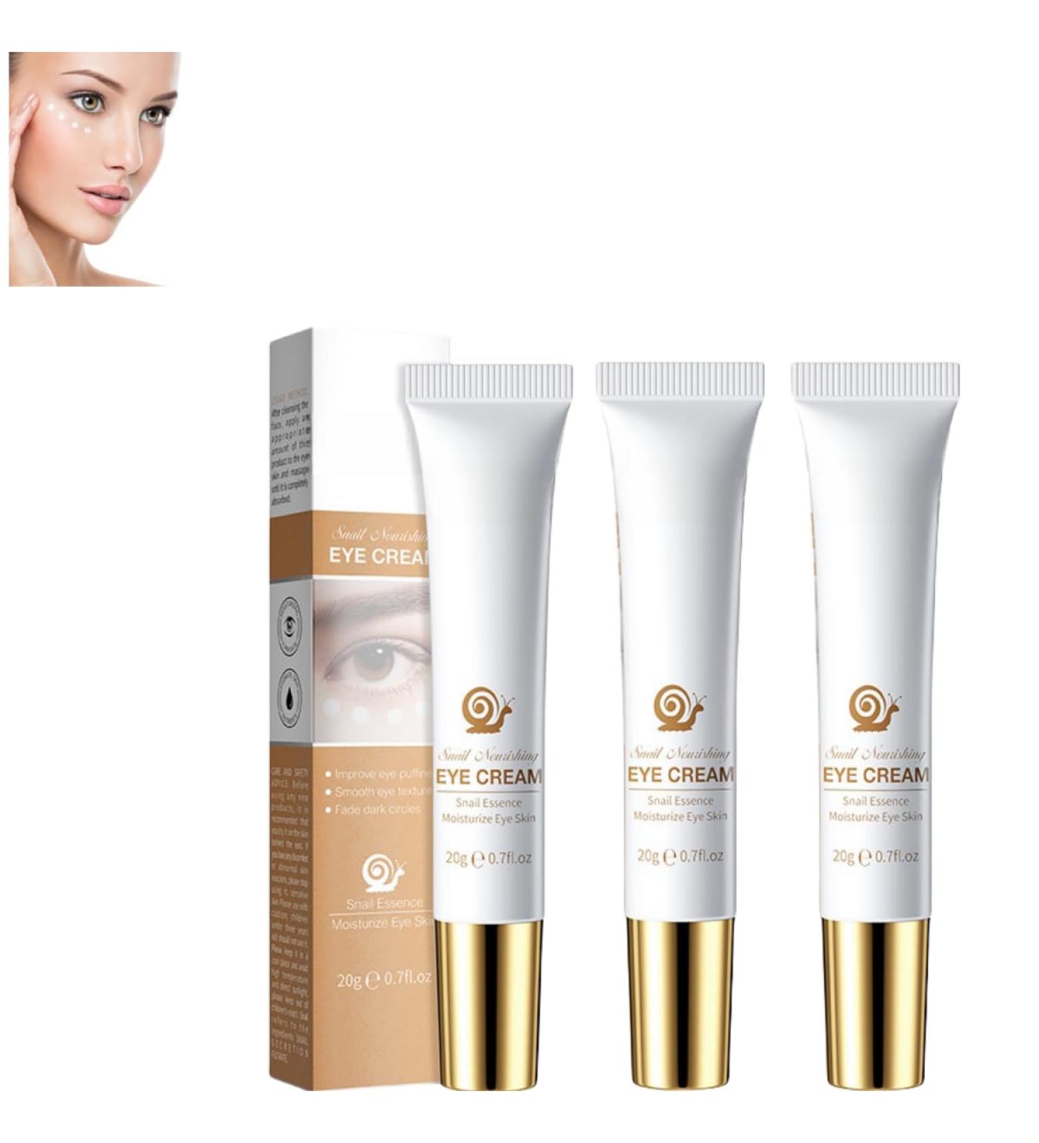 2024 New Radiant Eye Cream Infused with Snail Mucin Snail Mucin Eye Cream Moisturizing and Nourishing Eye Cream Anti-Wrinkle Eye Cream a - Buy Online on GoSupps.com