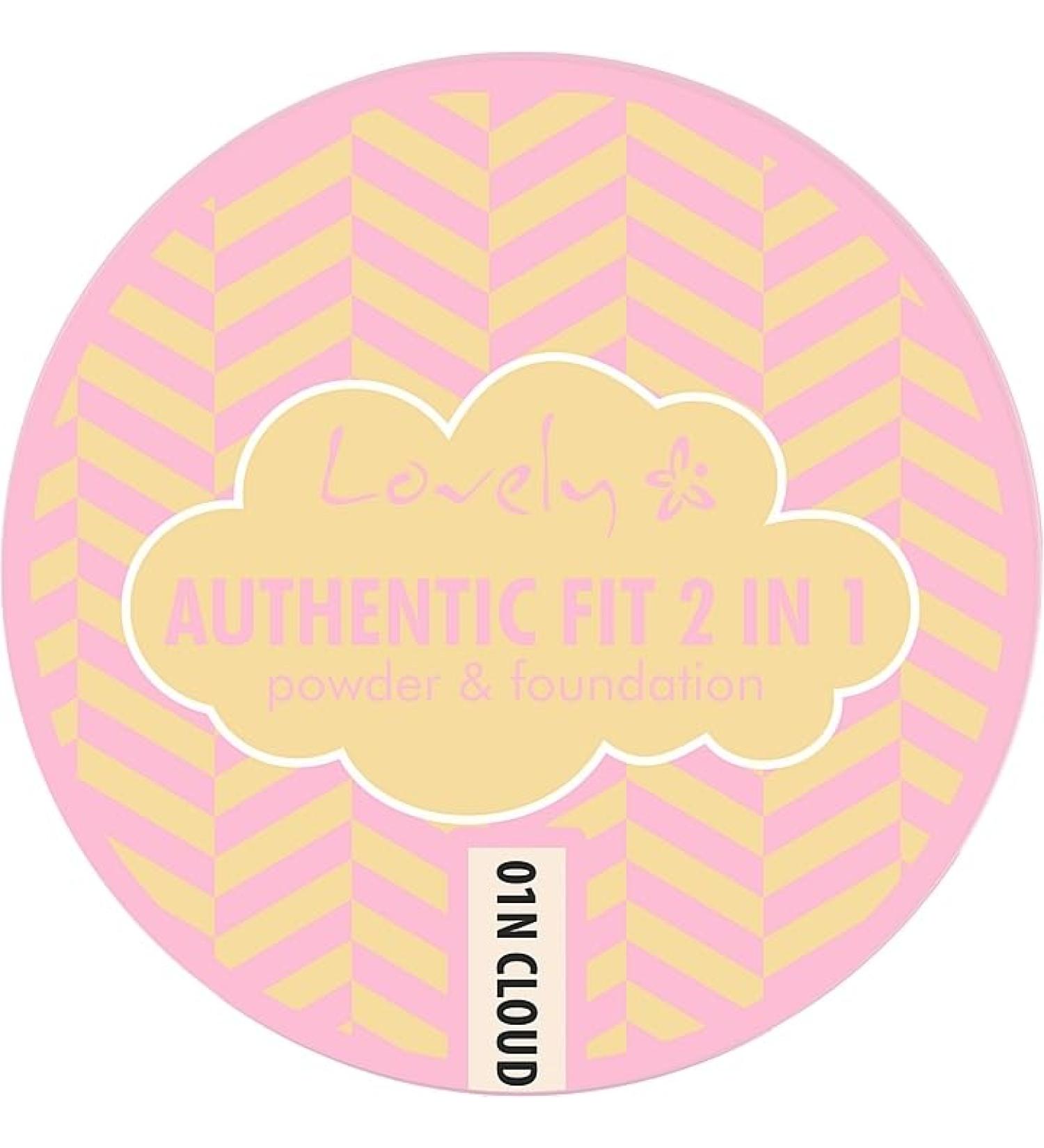  Lovely Makeup Lovely 2 in 1 Authentic Fit N3 Makeup and Powder - Compact Base with High Coverage and Natural Finish for a Perfect Look - Buy Online on GoSupps.com