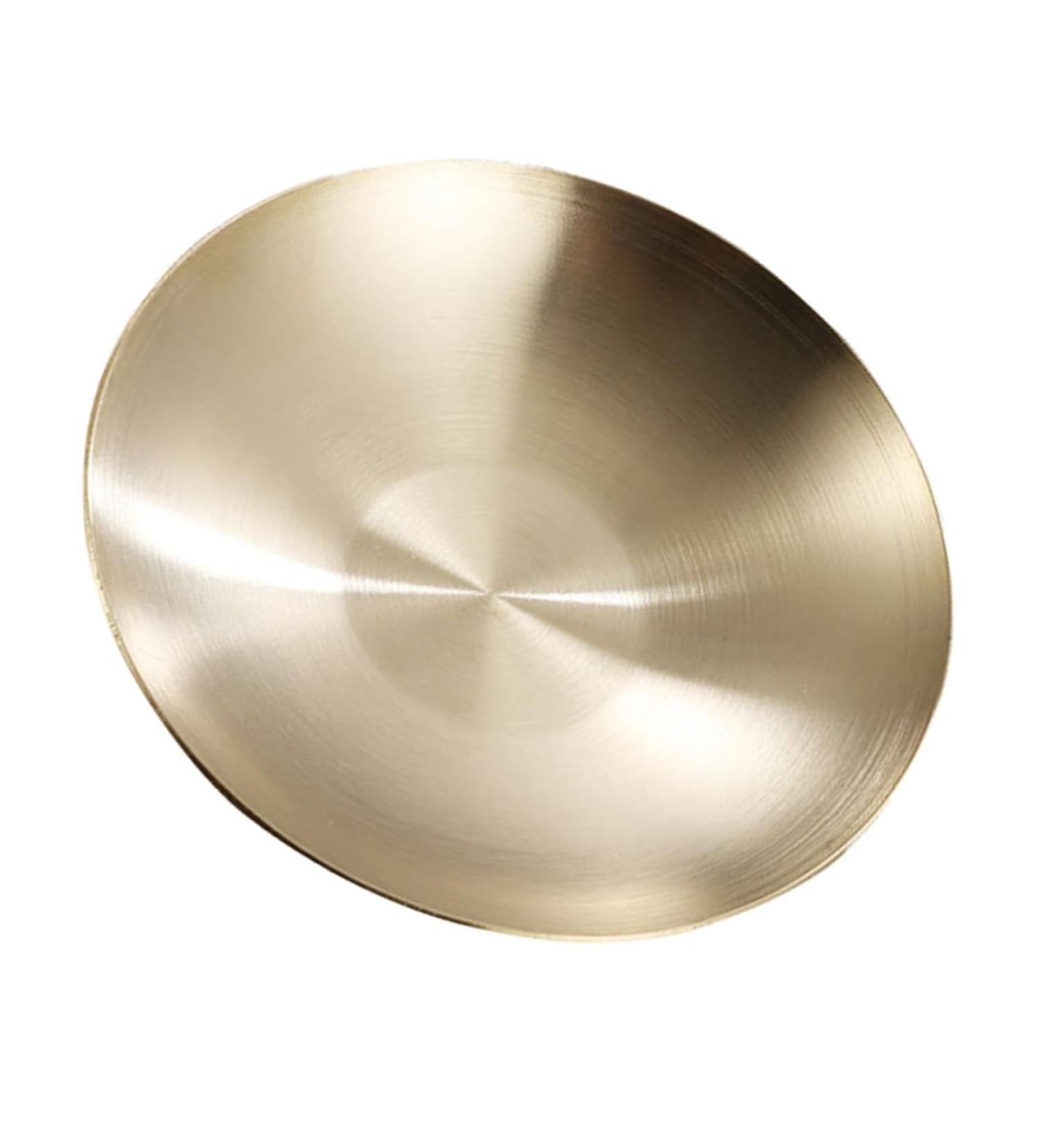 MAGICLULU Condiment Plate Cold Dish Bowl for Prep Dishes for Cooking Large Dinner Plates Tasting Dishes Sauce Serving Dishes Pinch Prep Bowls Sauce Plates Stainless Steel 304 Headset Camping 10X10X2CM Gold - Buy Online on GoSupps.com