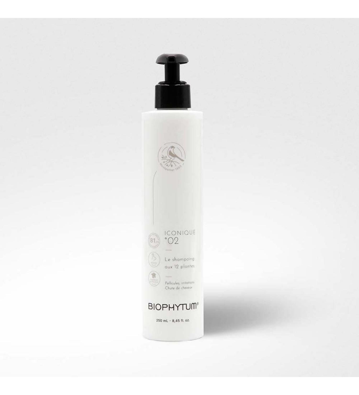Natural anti-dandruff shampoo with 12 plants - effectively eliminates dandruff 250 ml - ICONIC 02 - Buy Online on GoSupps.com