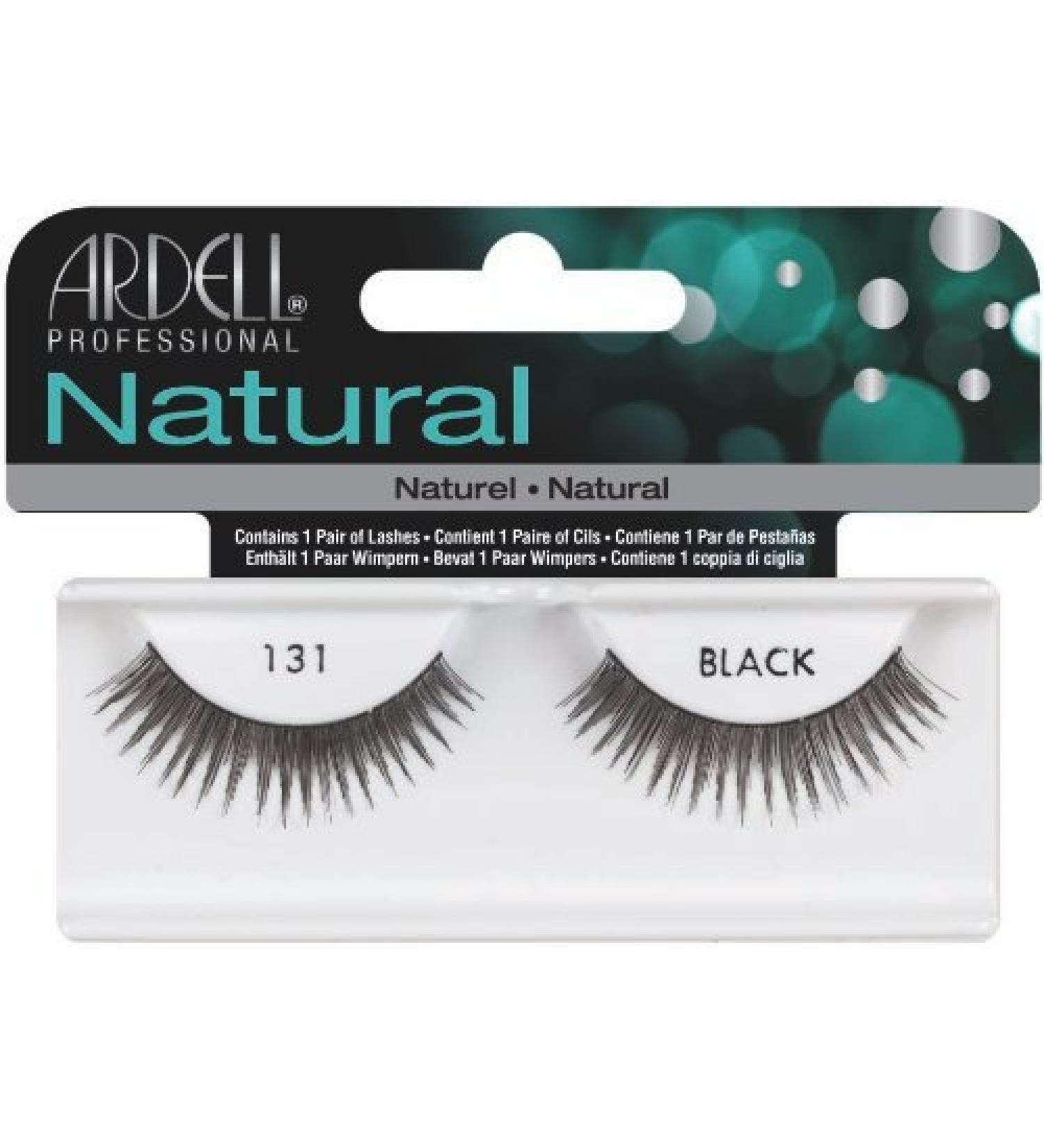 Ardell Fashion Lashes False Eyelashes - #131 Black (Pack of 4)