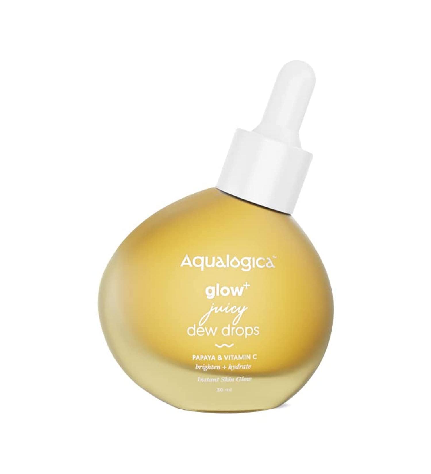 Glow+ Juicy Dew Drops - Hydrating Highlighter with Vitamin C & Papaya | Smooth Glossy Finish | 1.01 Fl Oz - Buy Online on GoSupps.com