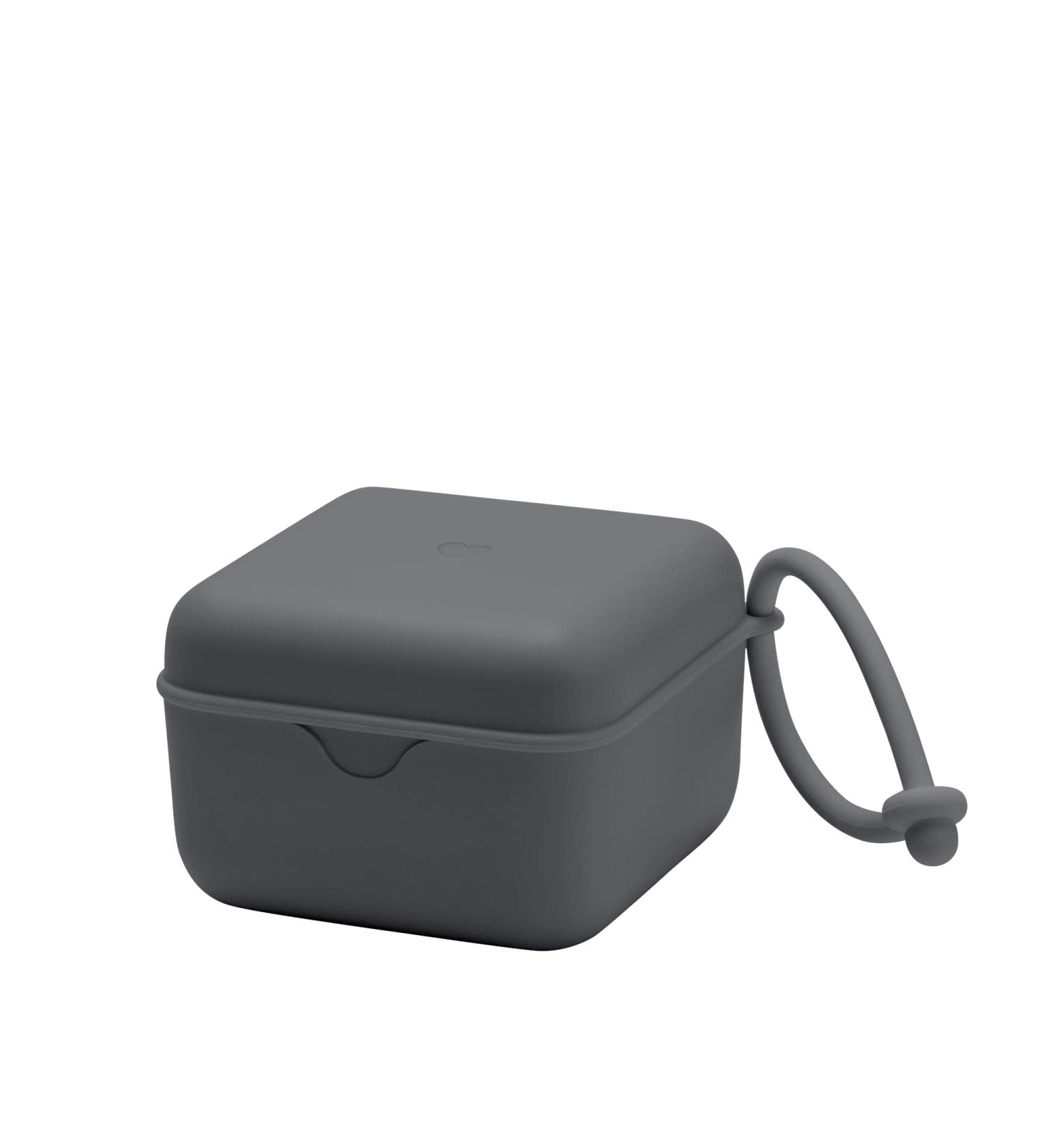 BIBS Dummy Box with Elastic Strap | Steriliser Box for Dummies | 100% BPA Free Iron Material - Buy Online on GoSupps.com