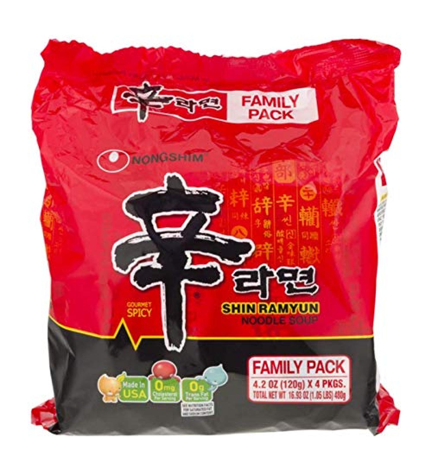 Nong Shim Nong Shim Tibia Ramyun 120G Noodles (Pack of 4)
